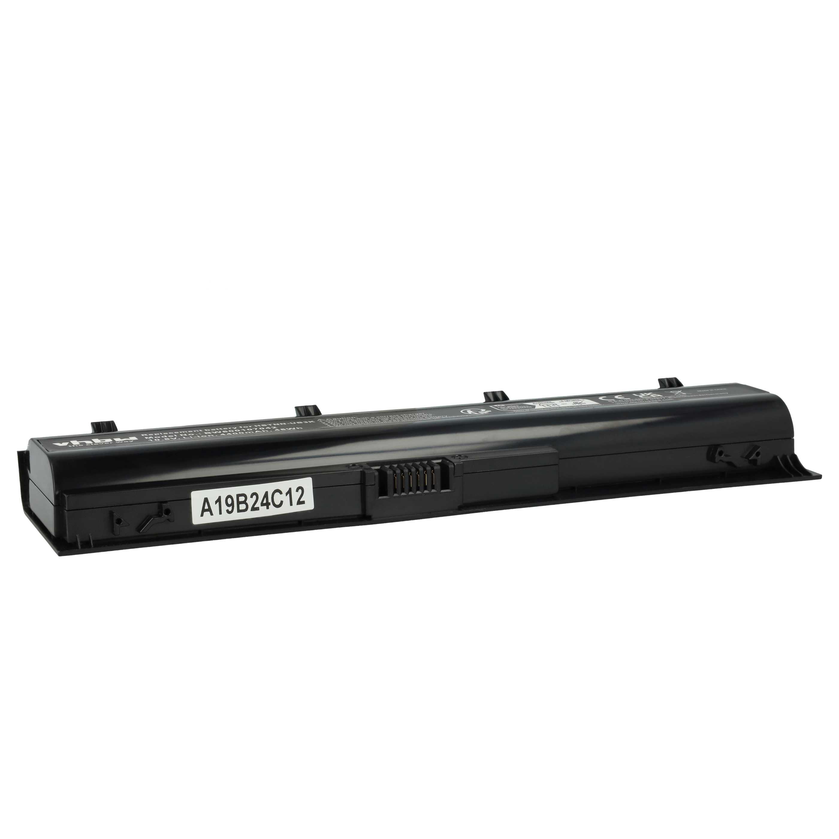 Akumulator do laptopa zamiennik HP 668811-851, 668811-541, 669831-001 - 4400 mAh 10,8 V Li-Ion, czarny