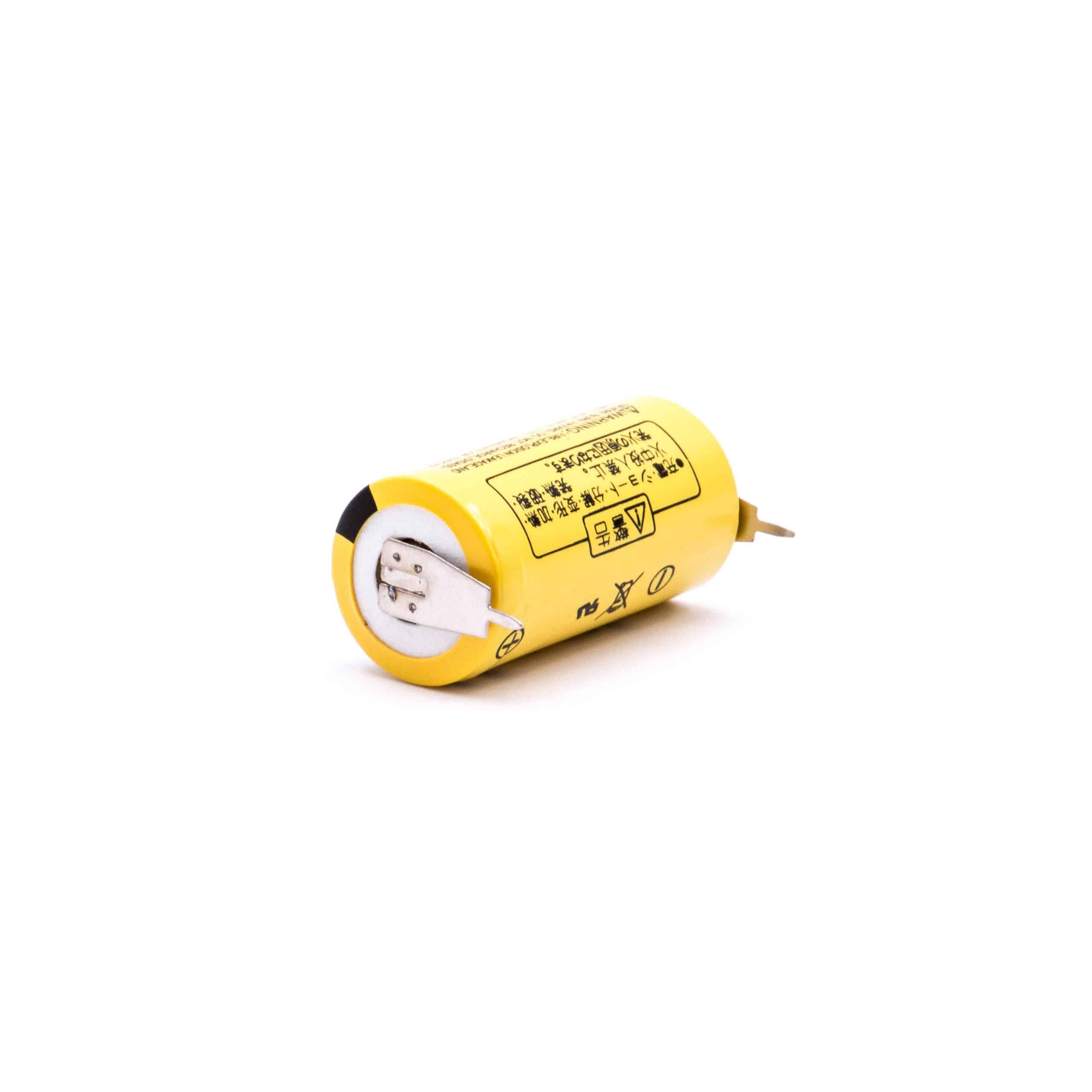 Batterie remplace Panasonic BR17335 pour PLC Programmable Logic Controller - 1450mAh 3V Li-MnO2