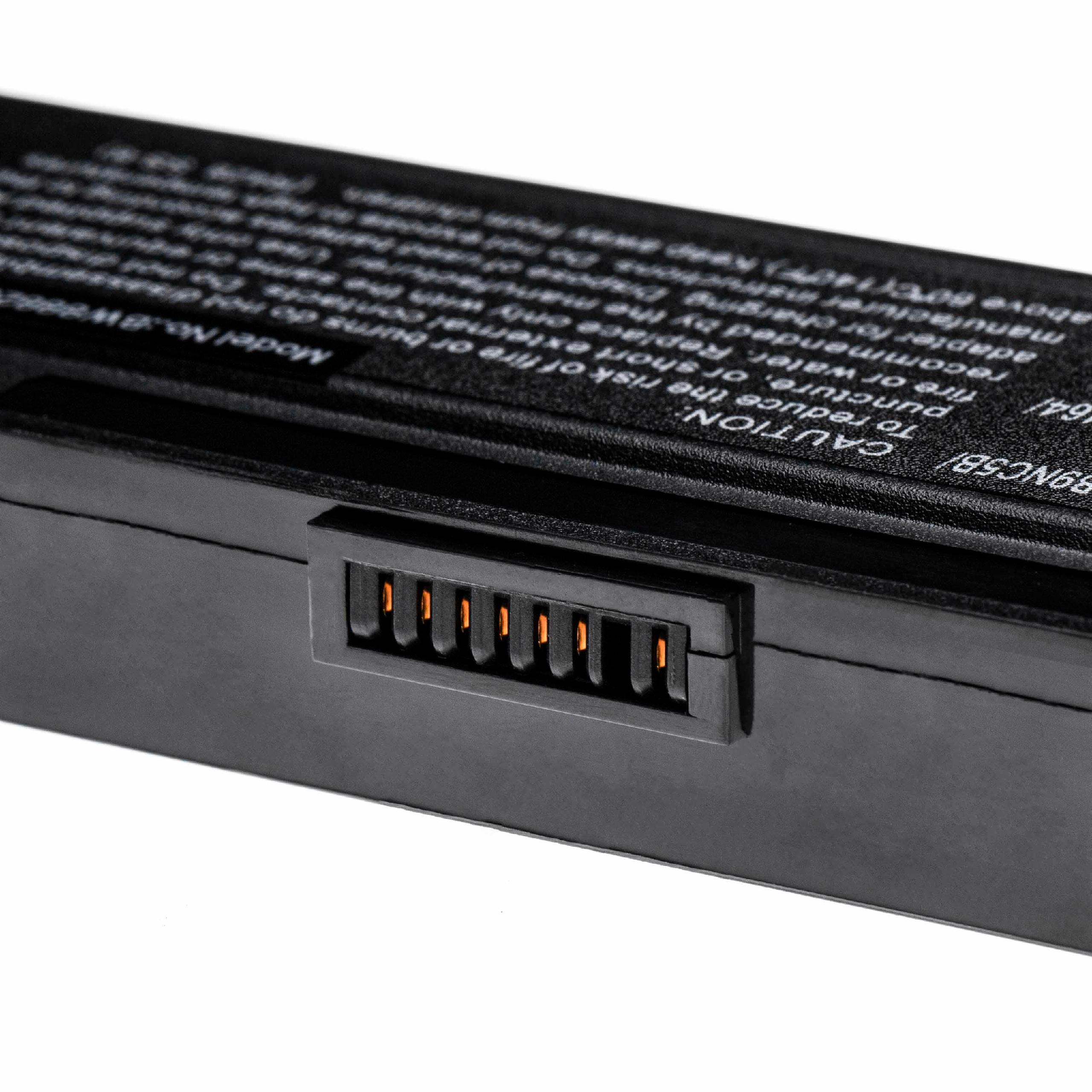 Batterie remplace Samsung AA-PB6NC6B, AA-PB6NC6W pour ordinateur portable - 5200mAh 11,1V Li-ion, noir