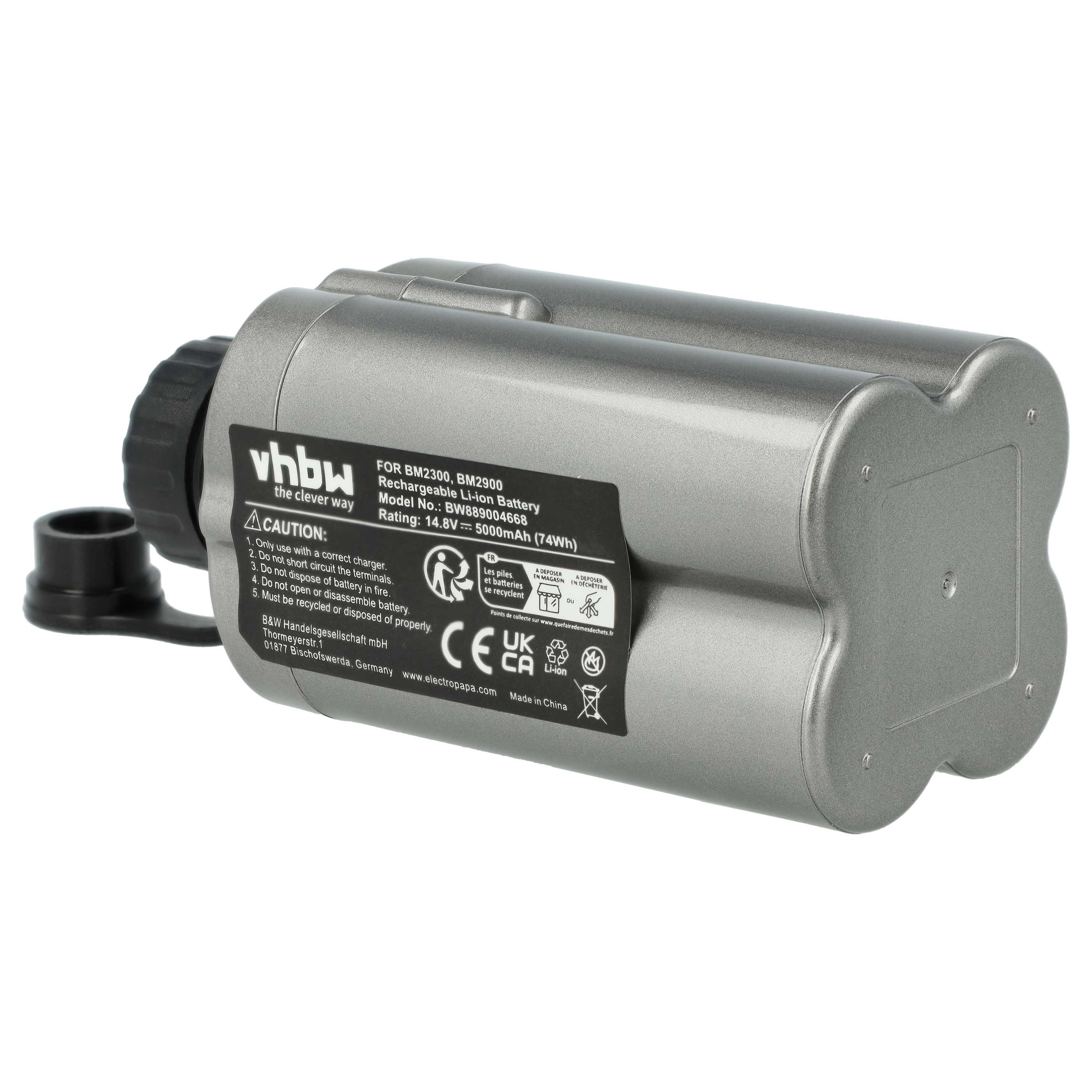 Angelrolle-Akku als Ersatz für Daiwa BM2500, BM2300, BM2900, BM2600 für Daiwa - 5000mAh 14,8V Li-Ion
