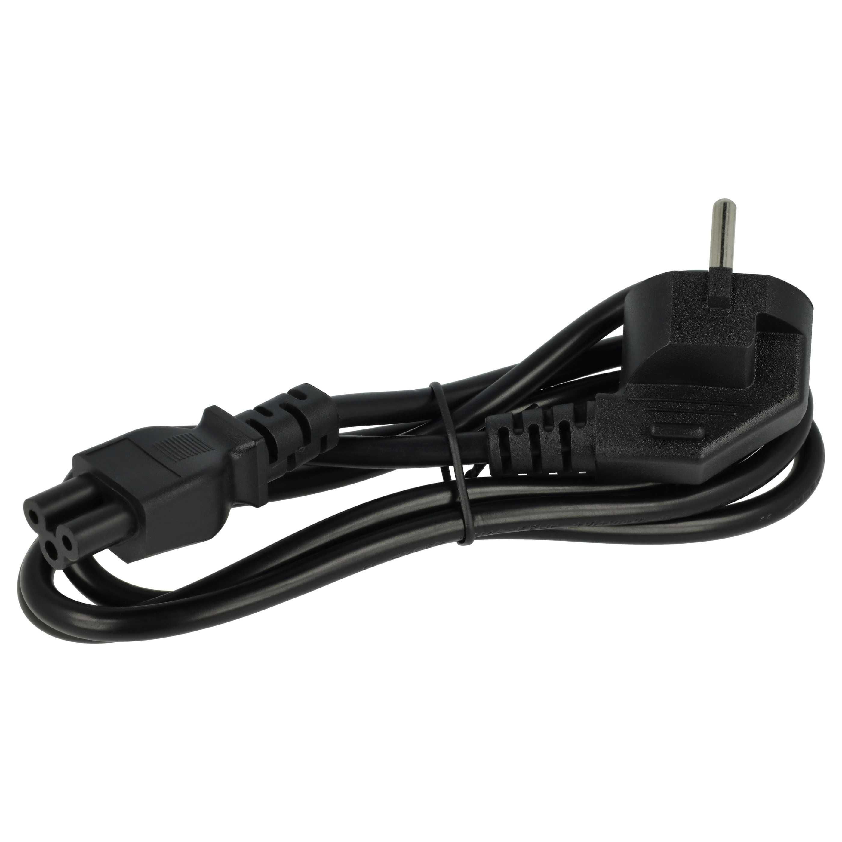 10x C5 Power Cable Euro Plug suitable for Vorwerk VR300 Robot Vacuum Cleaner - 1.2 m