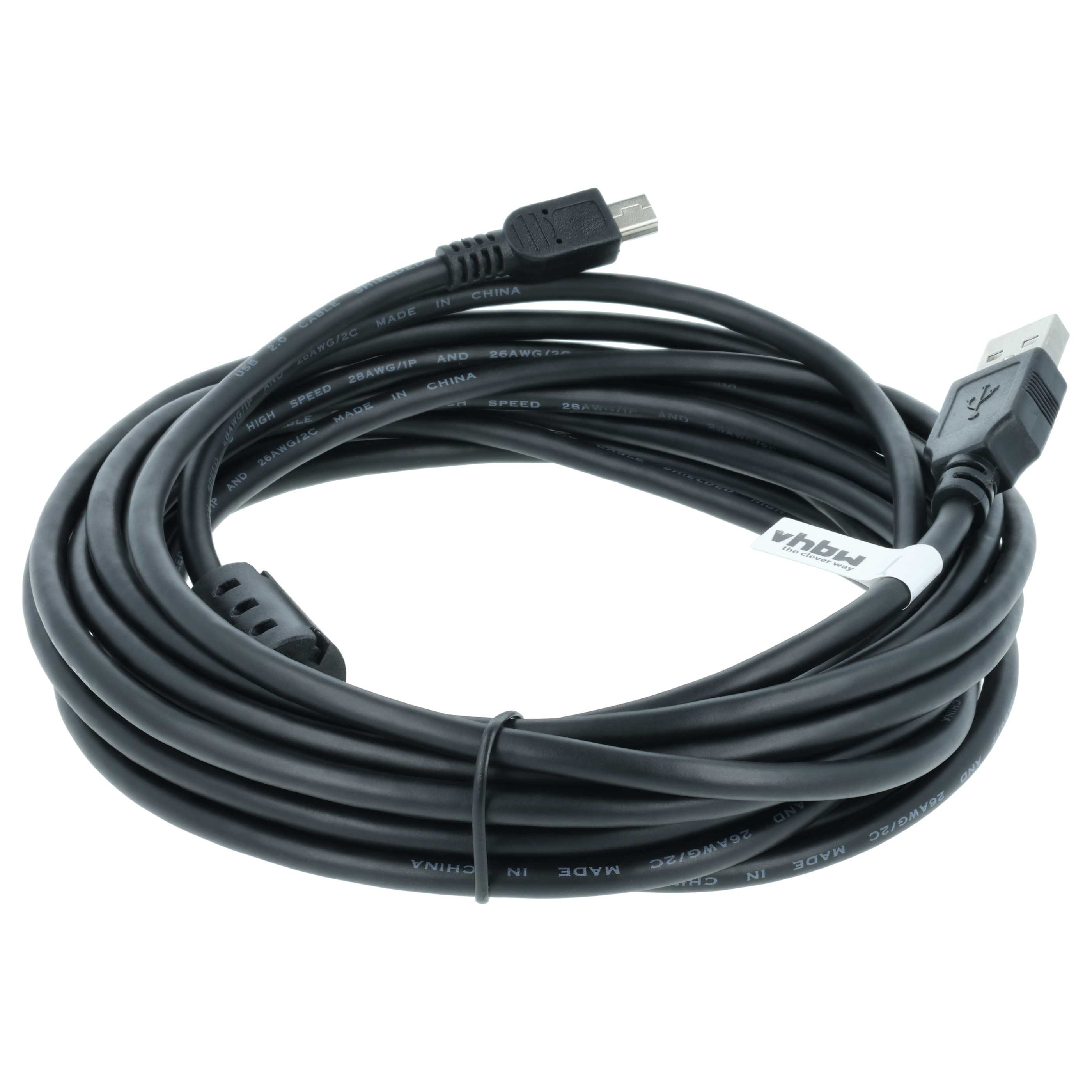 USB Data Cable replaces Panasonic EW12531, EW12381, EW12531, EW12381, K1HA05AD0005 for Camera - 500 cm