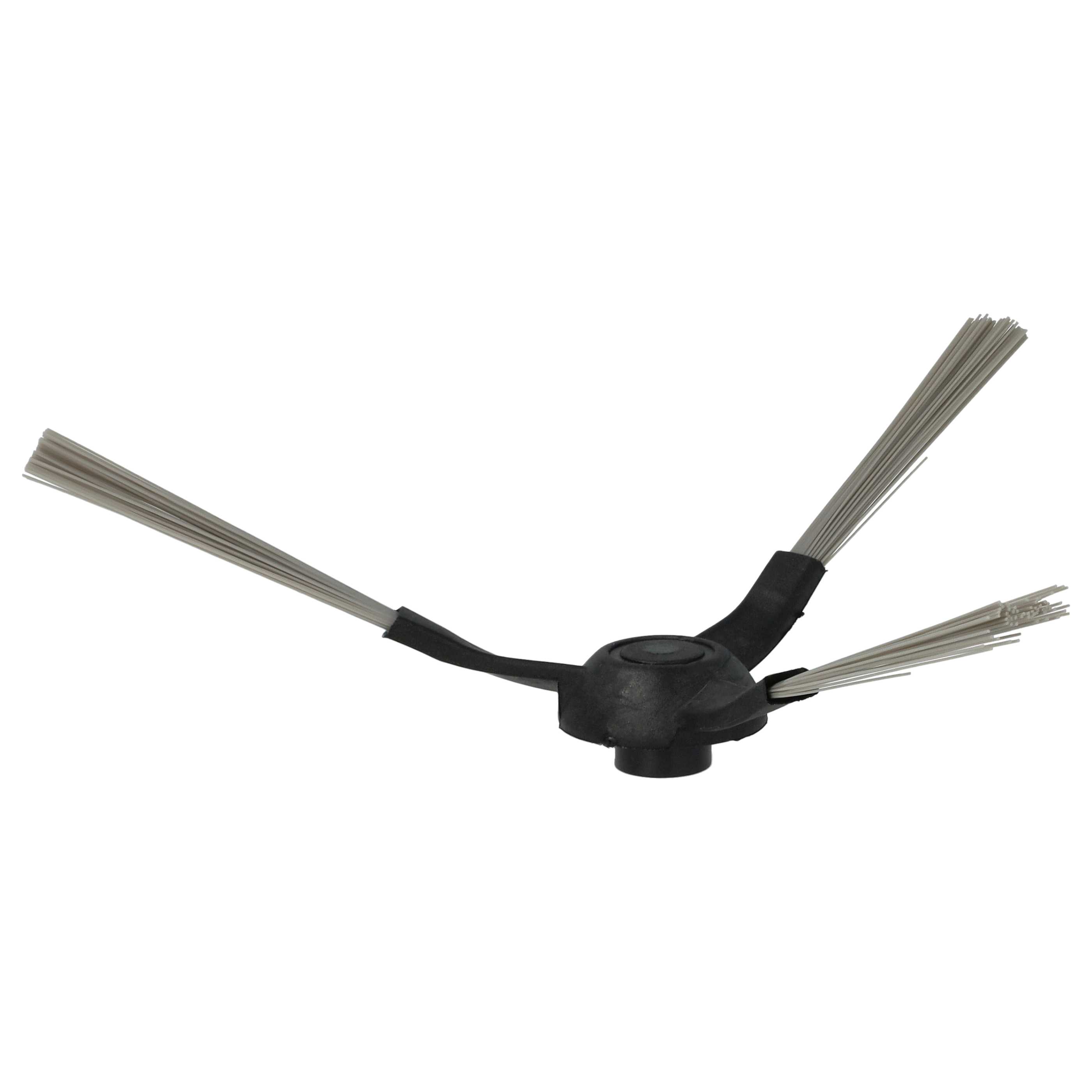 Side Brush suitable for Proscenic, Cecotec, Xiaomi 3490/4090 Robot Vacuum Cleaner etc. - 3-armed, black