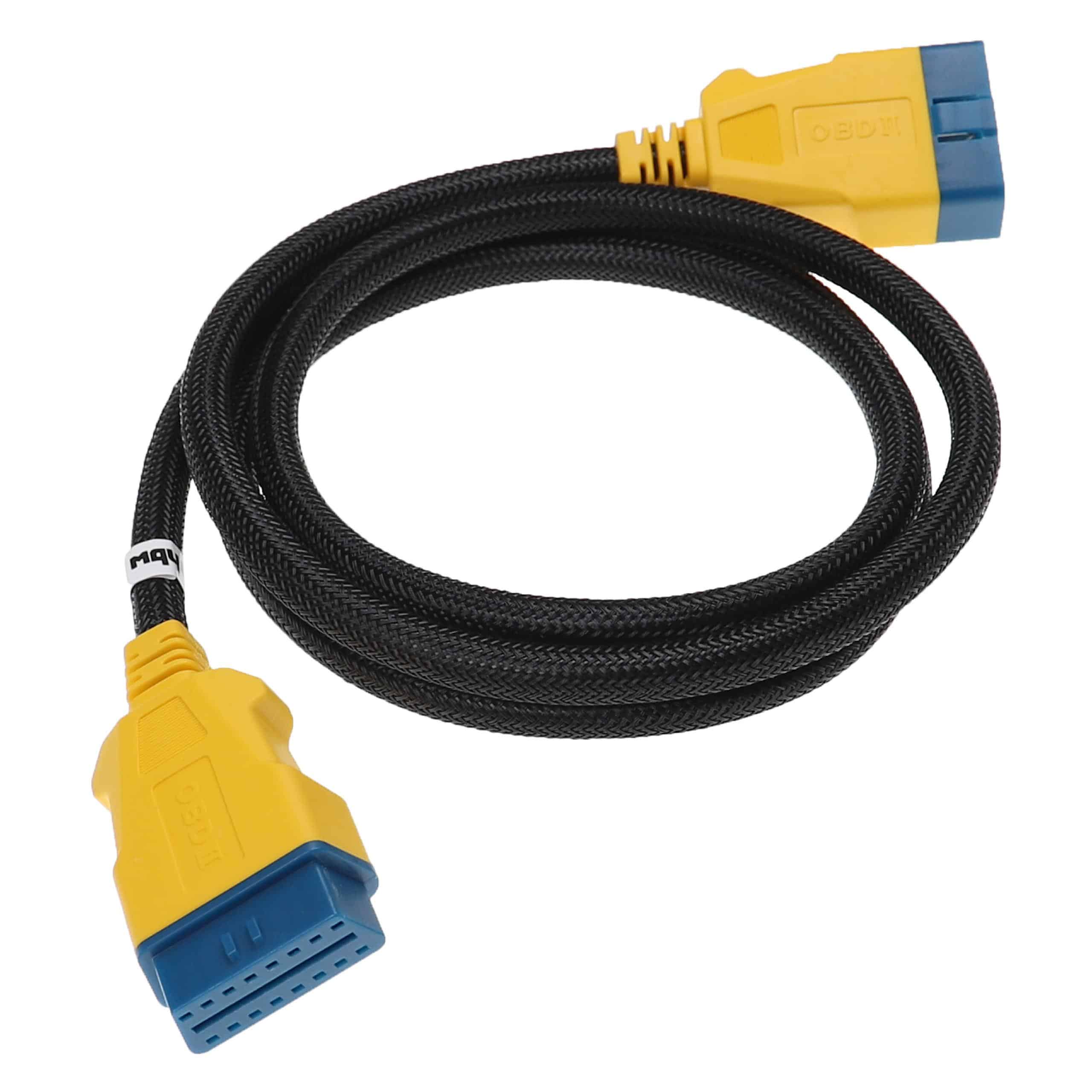 vhbw OBD2 Extension Cable 16 Pin (f) to 16 Pin (m) for LKW, Car, Vehicle - 150 cm