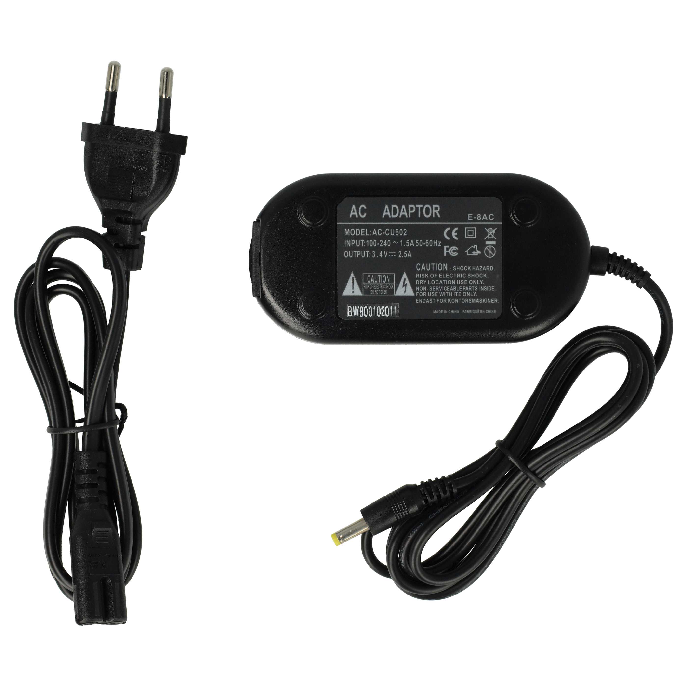 Power Supply replaces 200751 C-3AC E-6AE C3AC E-7AC 200751-410 E7AC E6AE E7AE for Camera - 2 m, 3.4 V 2.5 A