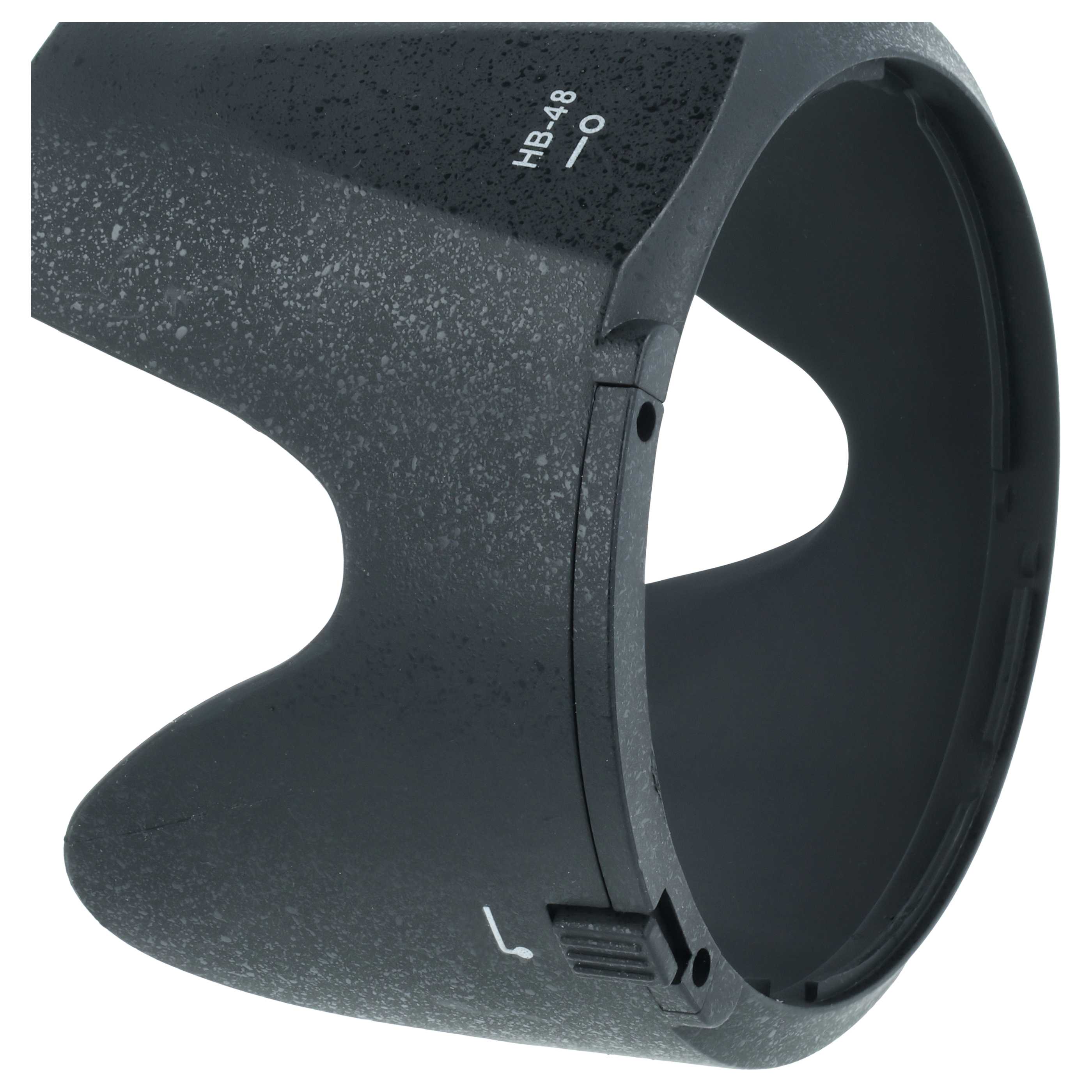 Lens Hood replaces Nikon HB48, HB-48 for Nikon Lens with 77 mm Diameter, plastic, black