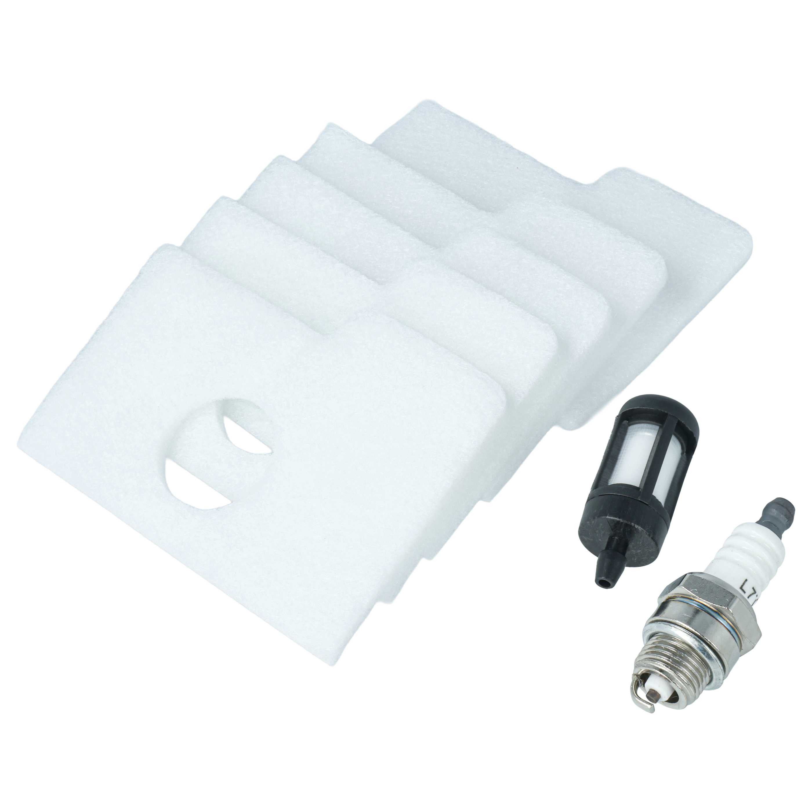 Zestaw do konserwacji piły zam. Stihl 0000-350-3500 - 5x filtr powietrza, 1x filtr paliwa, 1x świeca zapłonowa