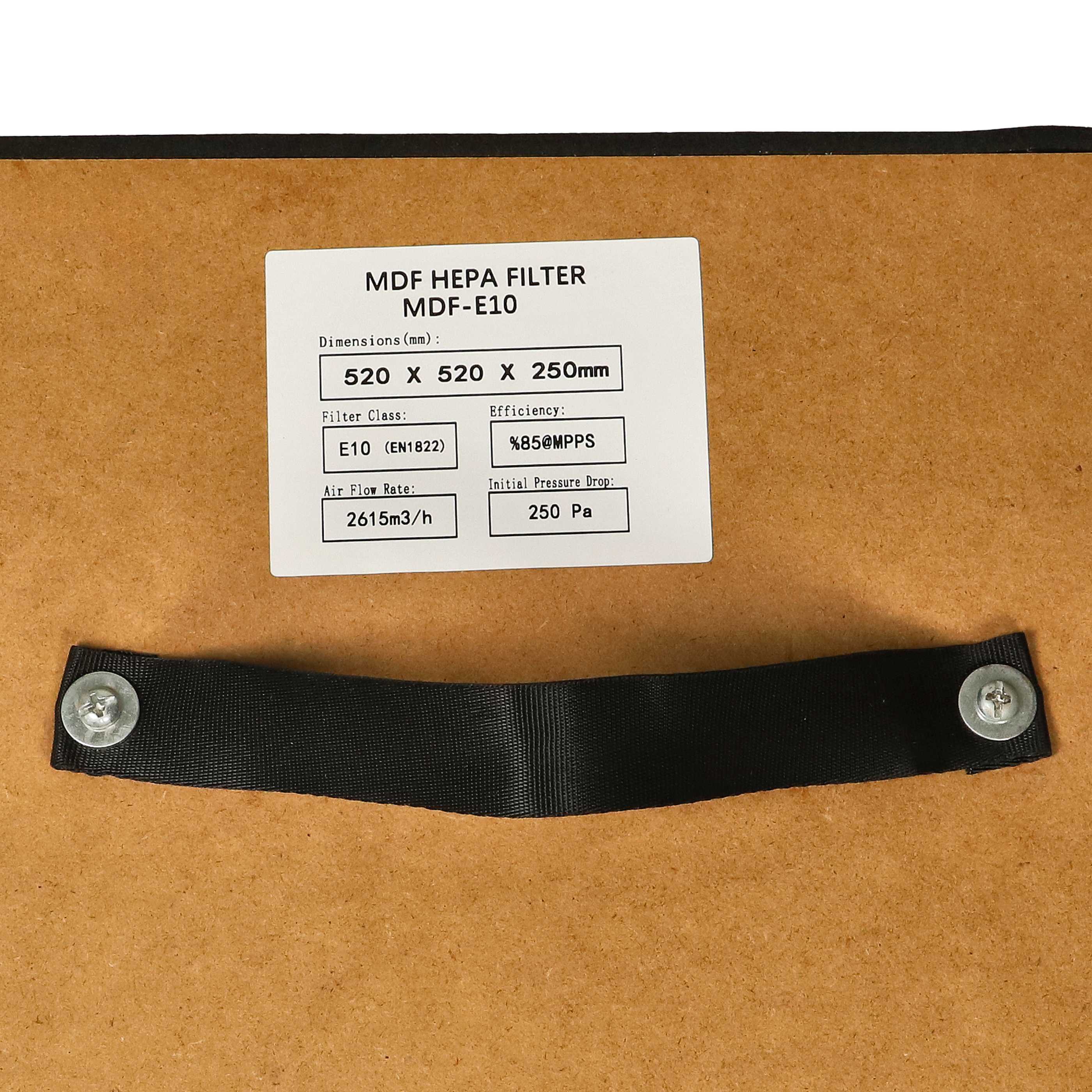 Filterkassette als Ersatz für ELMAG 58621, 109 0454 für Teka Absauganlage u.a. - HEPA-Filter, E10