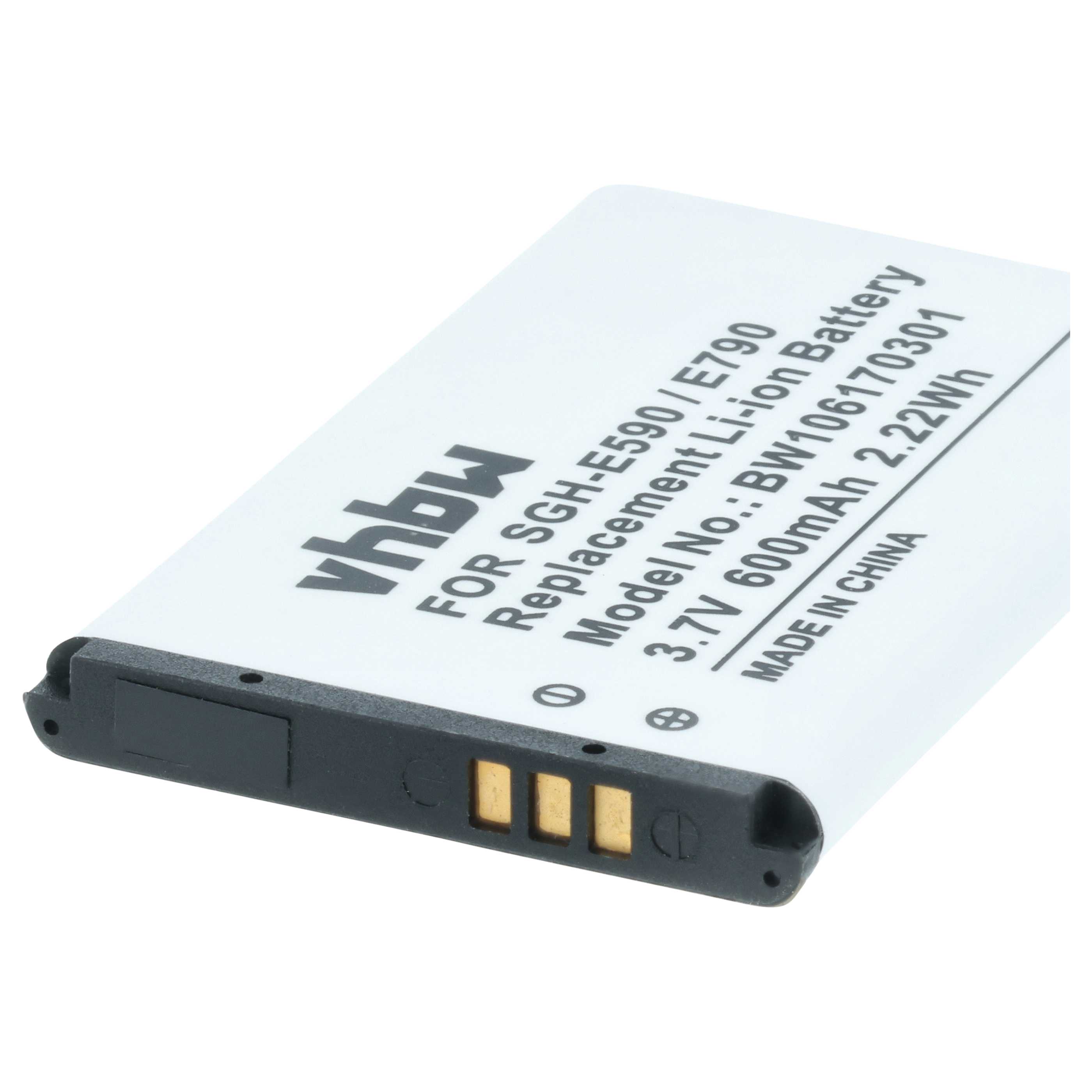 Akumulator do telefonu smartfona zamiennik Samsung AB403450BC, AB403450BA, AB403450BE - 600 mAh 3,7 V Li-Ion