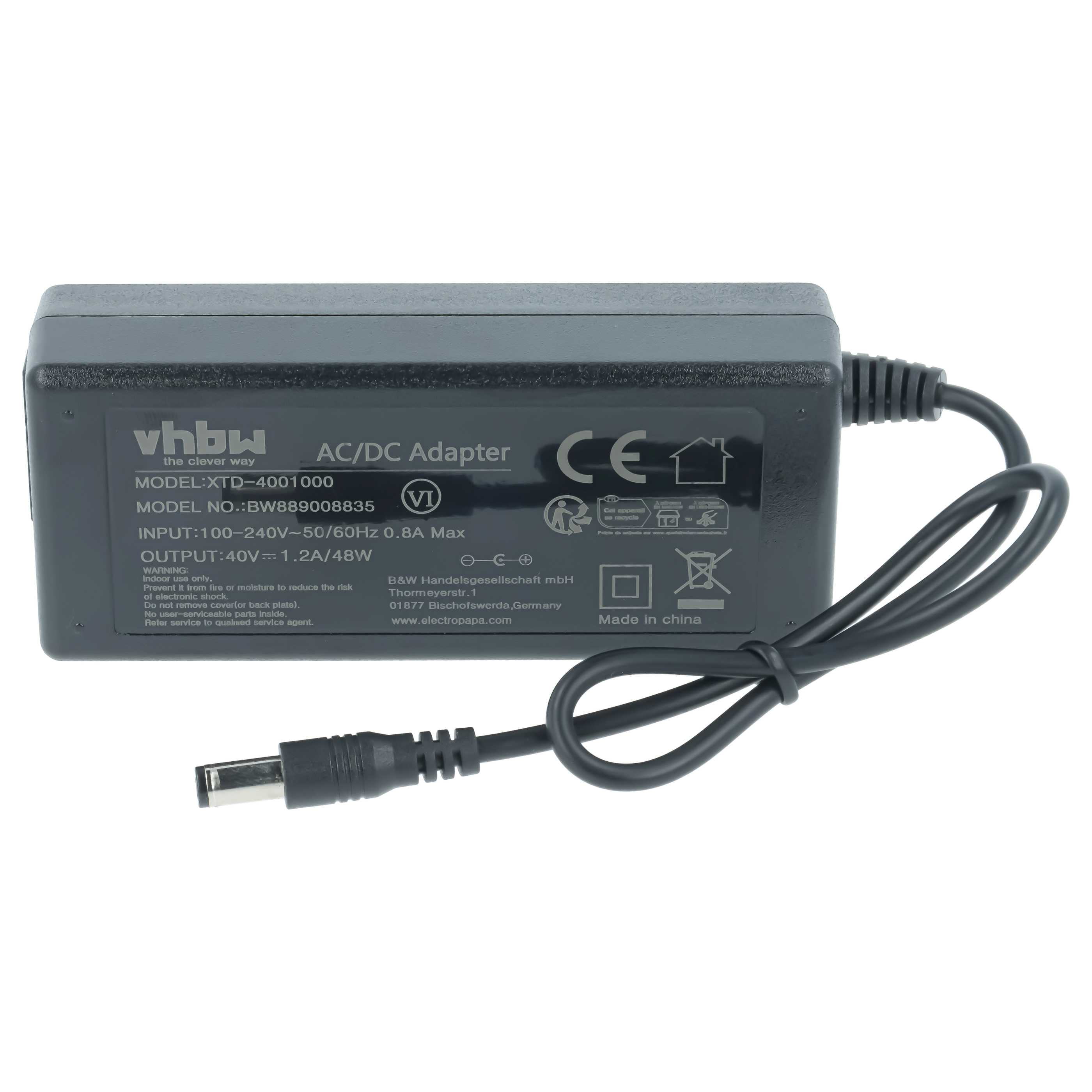 Netzteil als Ersatz für COMpact 55011 für Compact Festnetz-Telefon, Haustelefon - 116 cm