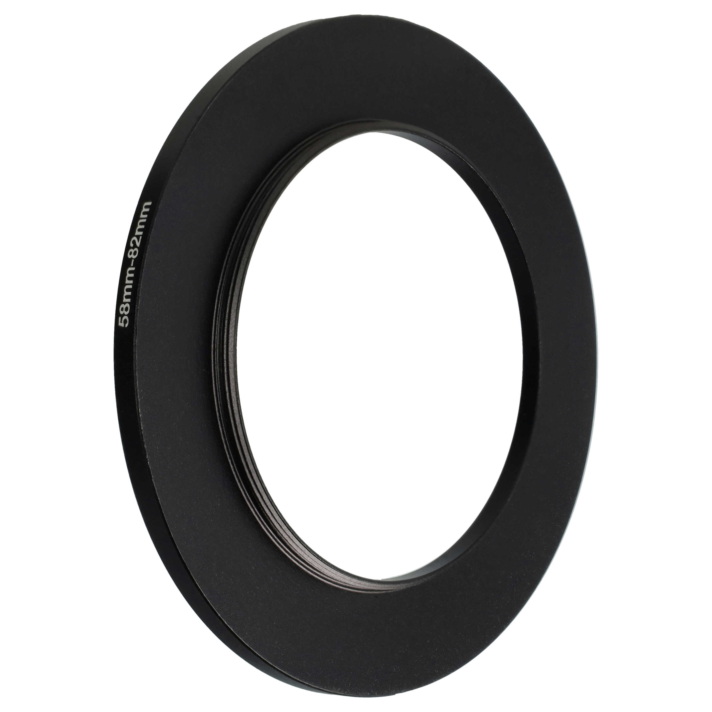 Step-Up-Ring Adapter 58 mm auf 82 mm passend für diverse Kamera-Objektive - Filteradapter