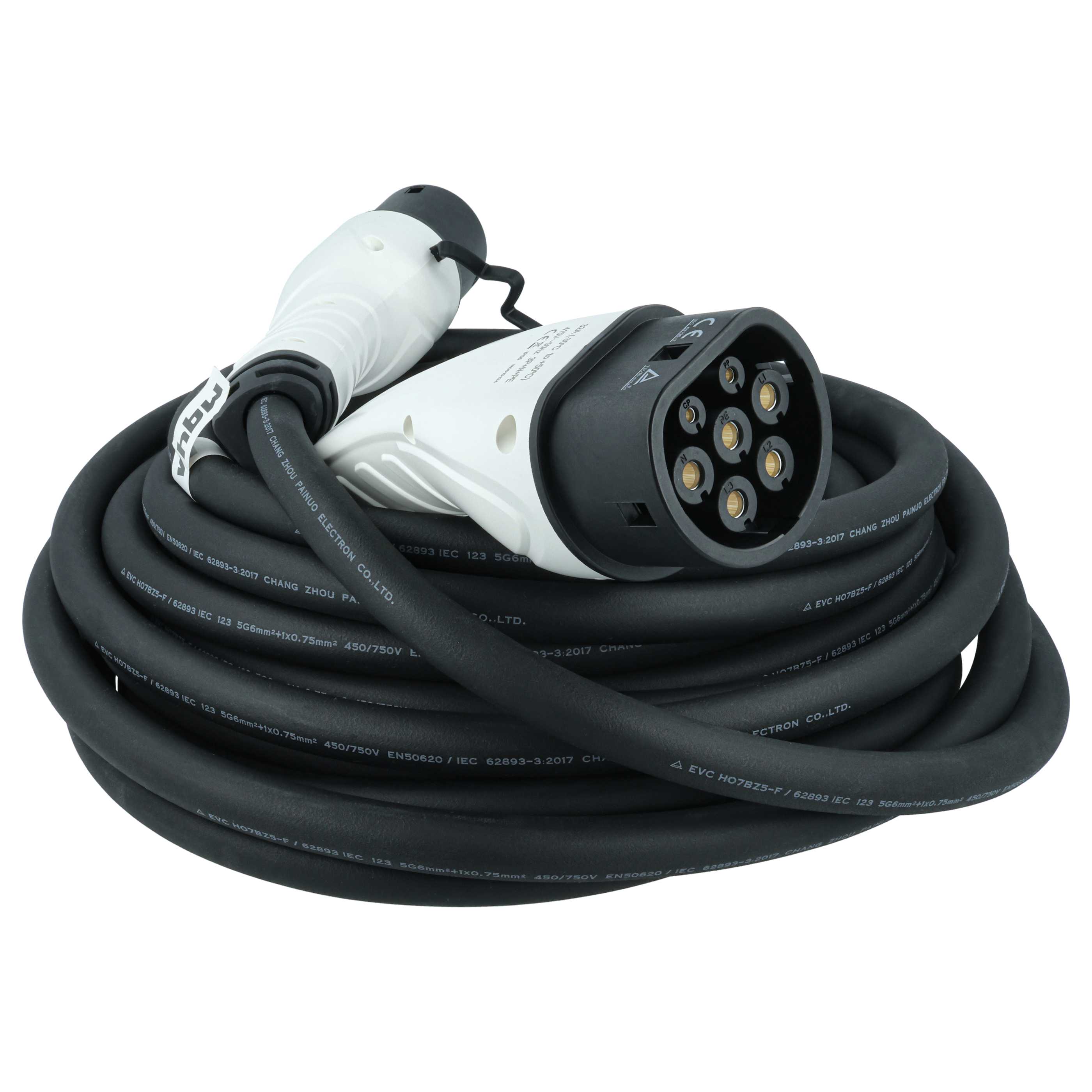 Charging Cable for Renault Zoe Electric Car etc. - Type 2 to Type 2 Cable, 3-phase, 32 A, 22 kW, 10 m