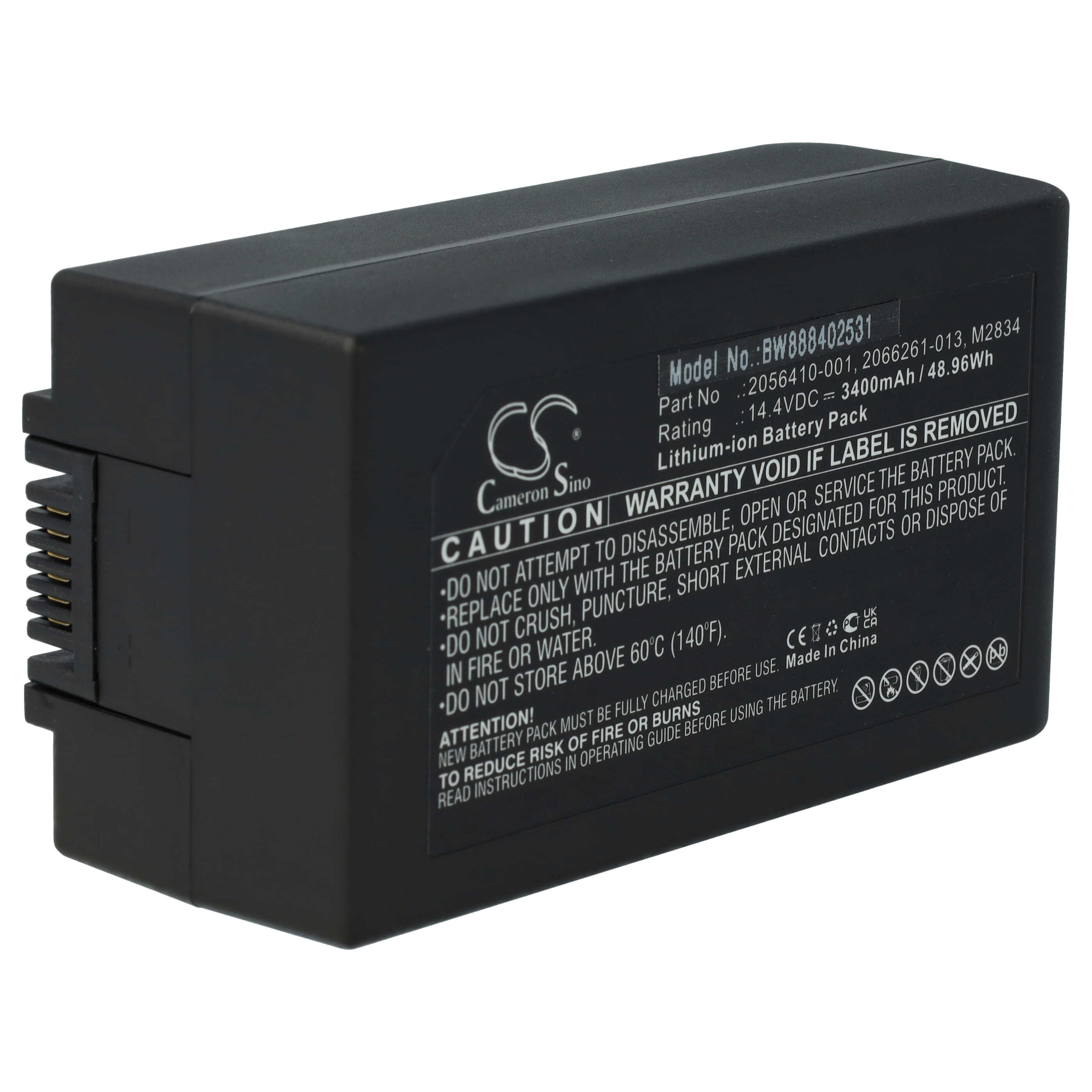 Batterie remplace GE pour appareil médical - 3400mAh 14,4V Li-ion