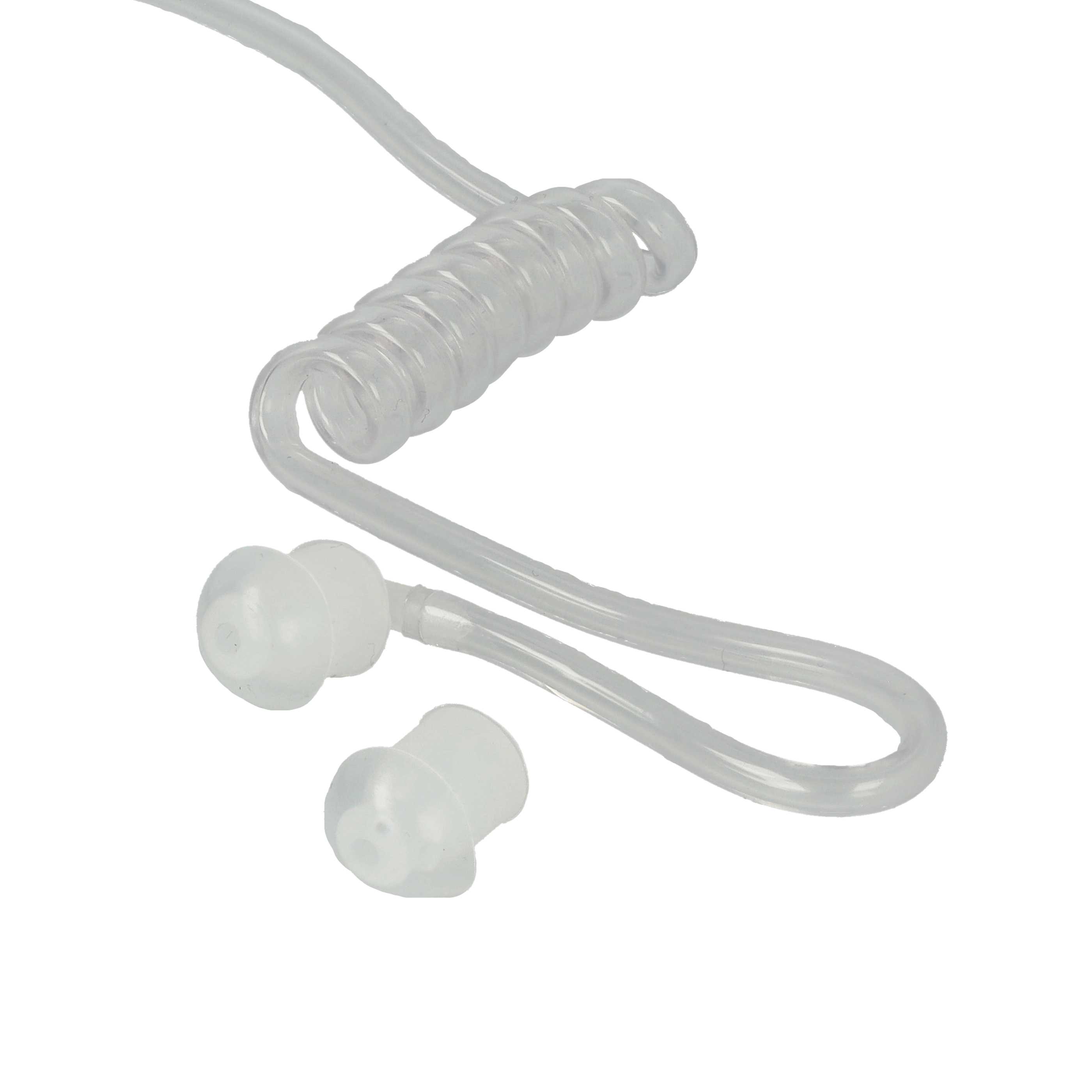 5x Security Headset suitable for Motorola PMR446 Radio - "Take Call Button", Clip Mount + Phono Cable