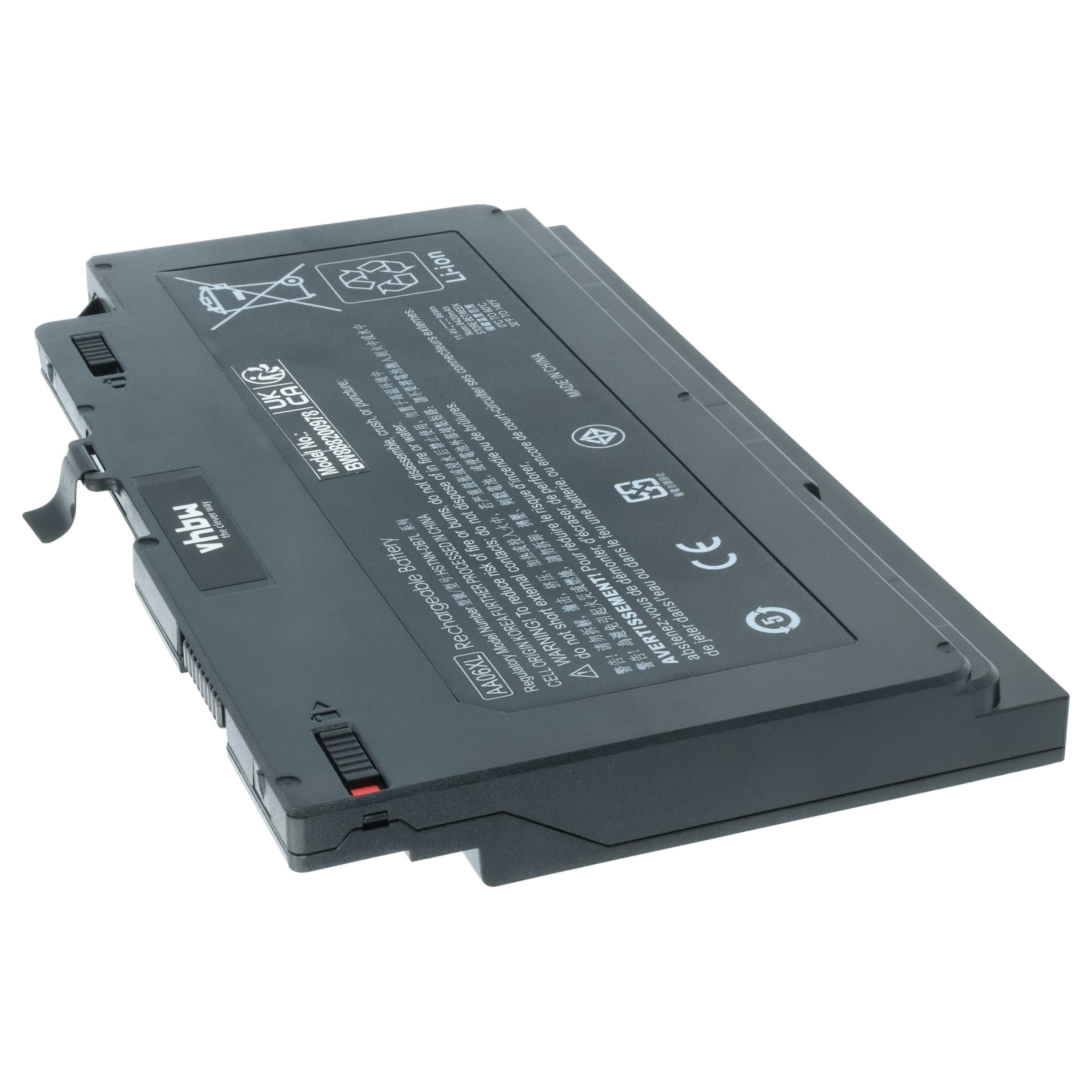 Akumulator do laptopa zamiennik HP 852527-221, 852527-242, 852711-850, AA06XL - 8300 mAh 11,4 V Li-Ion, czarny