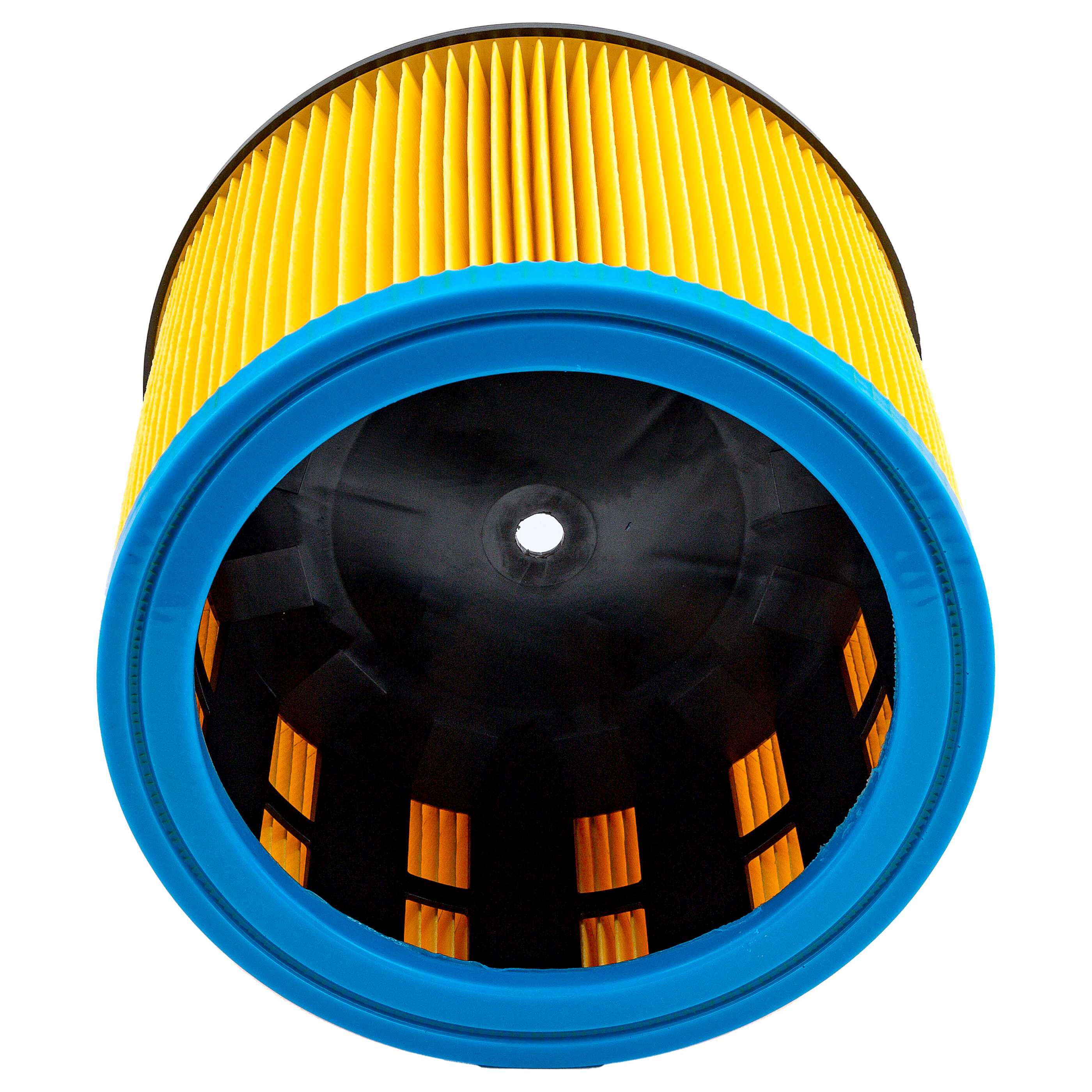 4x Filtercartridge filter replaces Starmix 413471, FP 7200 for Starmix Vacuum Cleaner, blue / yellow