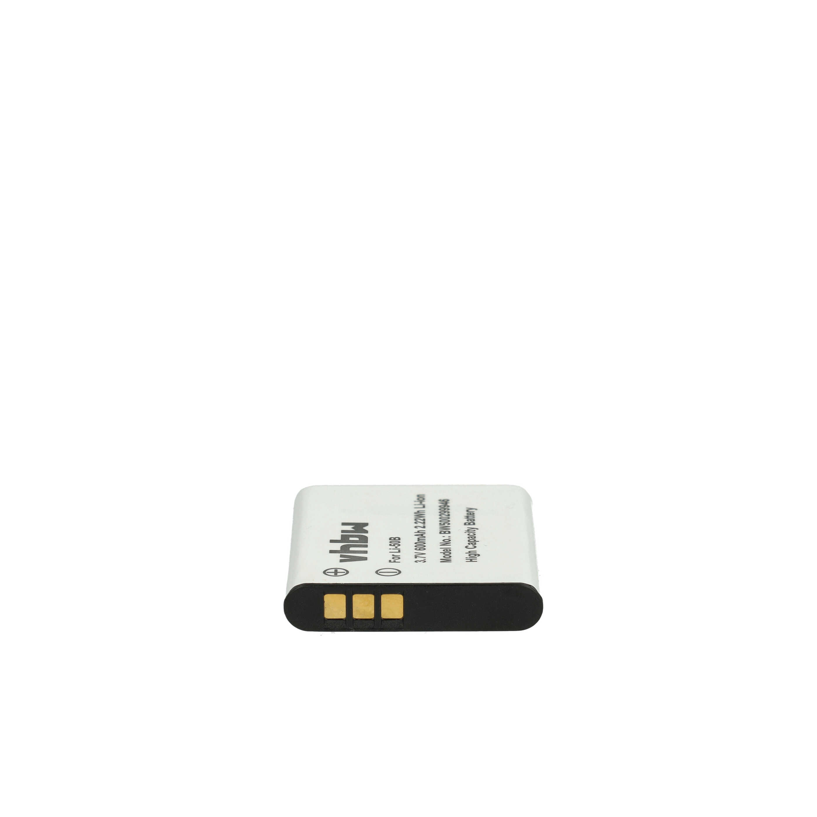 Kamera-Akku (2 Stück) als Ersatz für Casio NP-10, NP-150 - 600mAh 3,7V Li-Ion