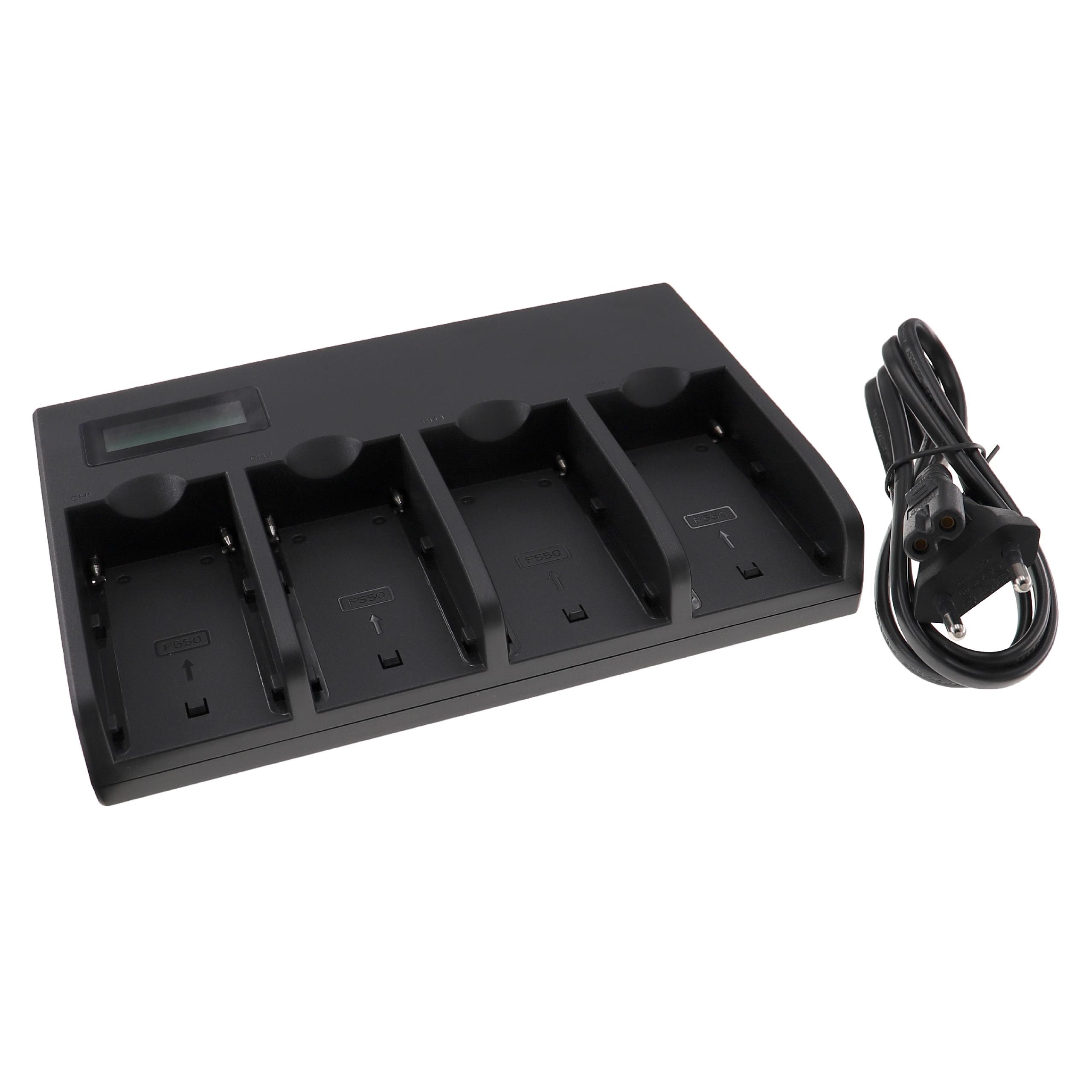 Battery Charger suitable for Sony NP-F960 Camera etc. - 1.0 A, 8.4 V