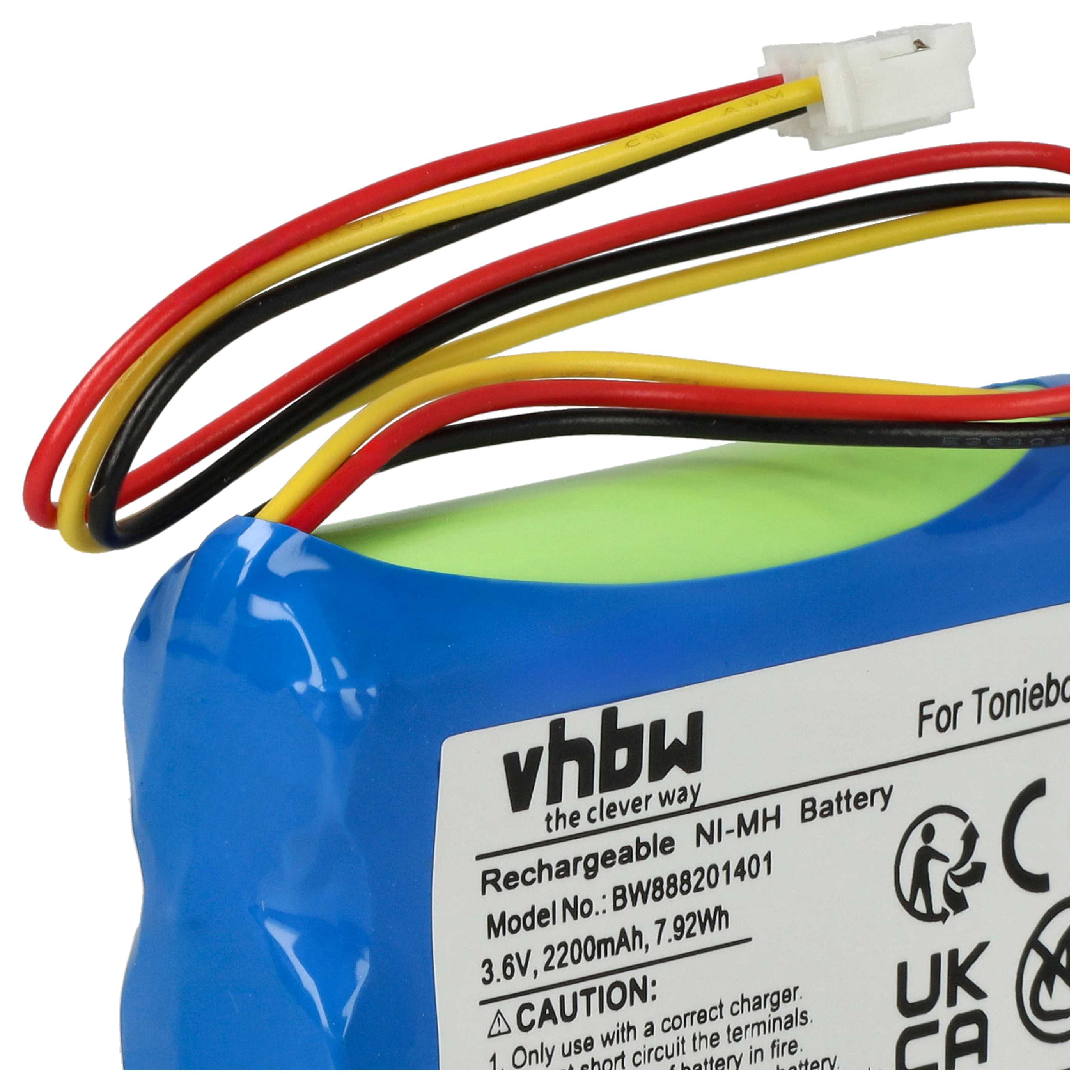 Music Box Battery suitable for Toniebox Tonie Box - 2200 mAh 3.6 V NiMH