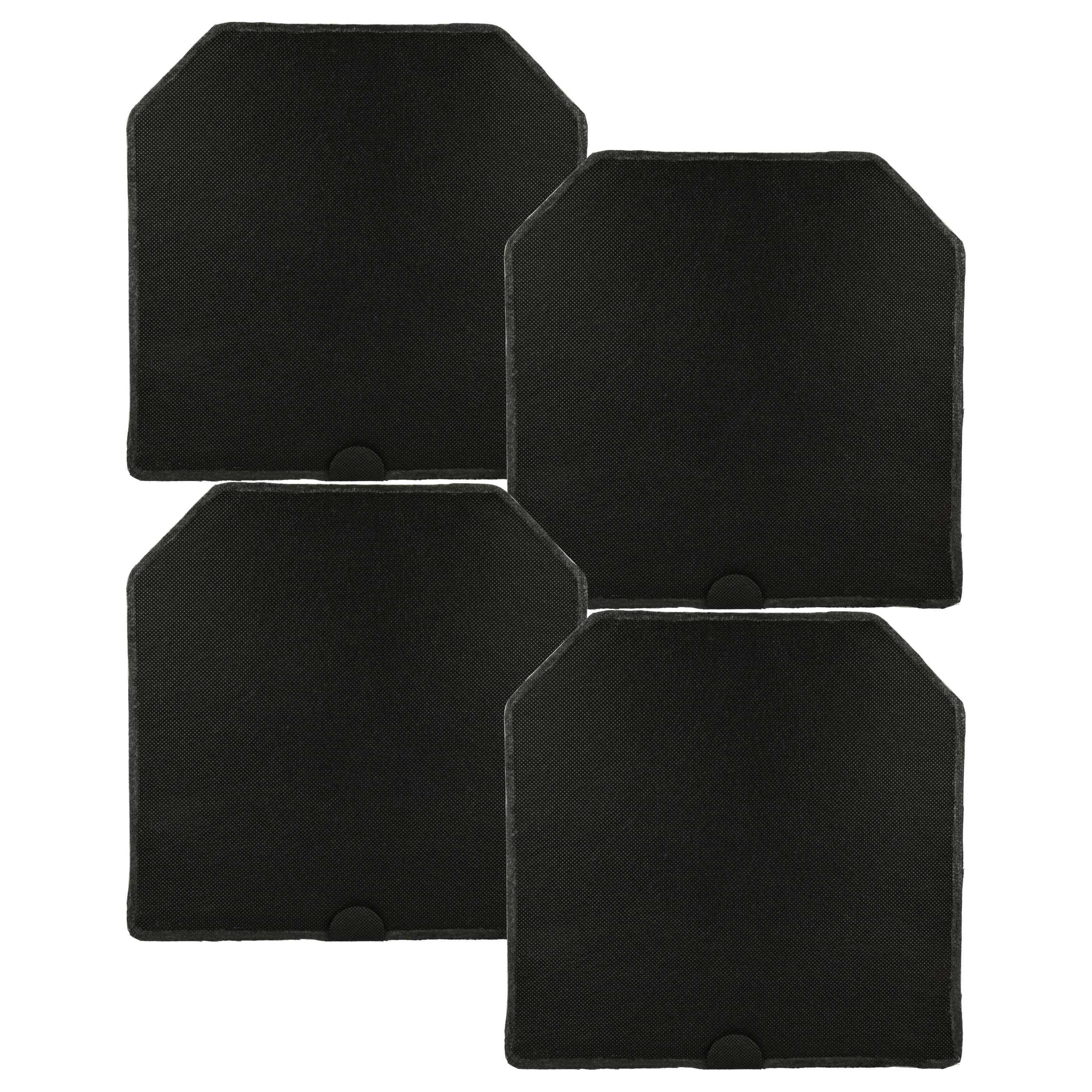 4x Filtres à charbon actif remplace Miele 5580291, DKF 9-1, 4002514268057 pour hotte Miele