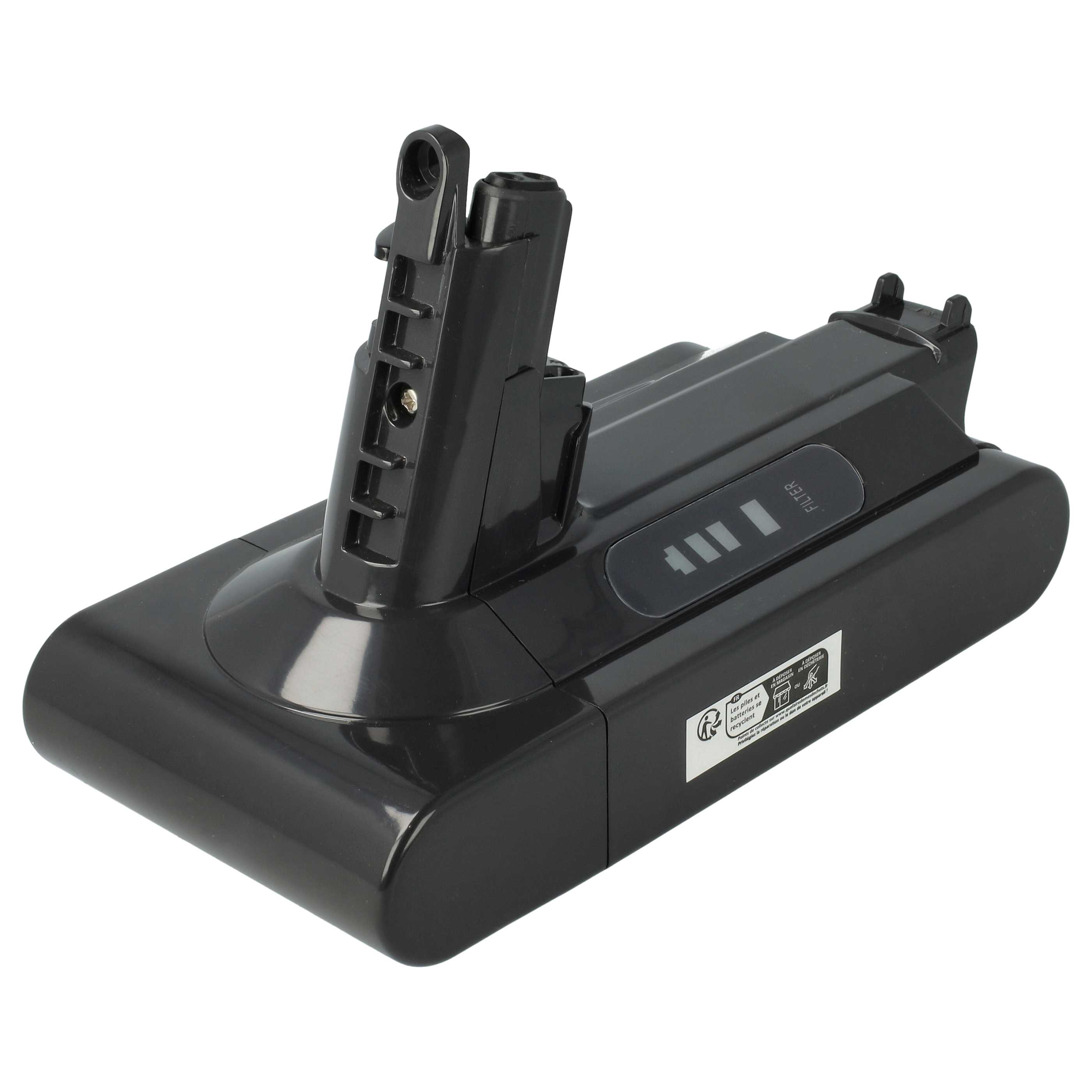 Akku als Ersatz für Dyson SV12, 969352-07, 206340 für Dyson Staubsauger - 3000mAh 25,2V Li-Ion