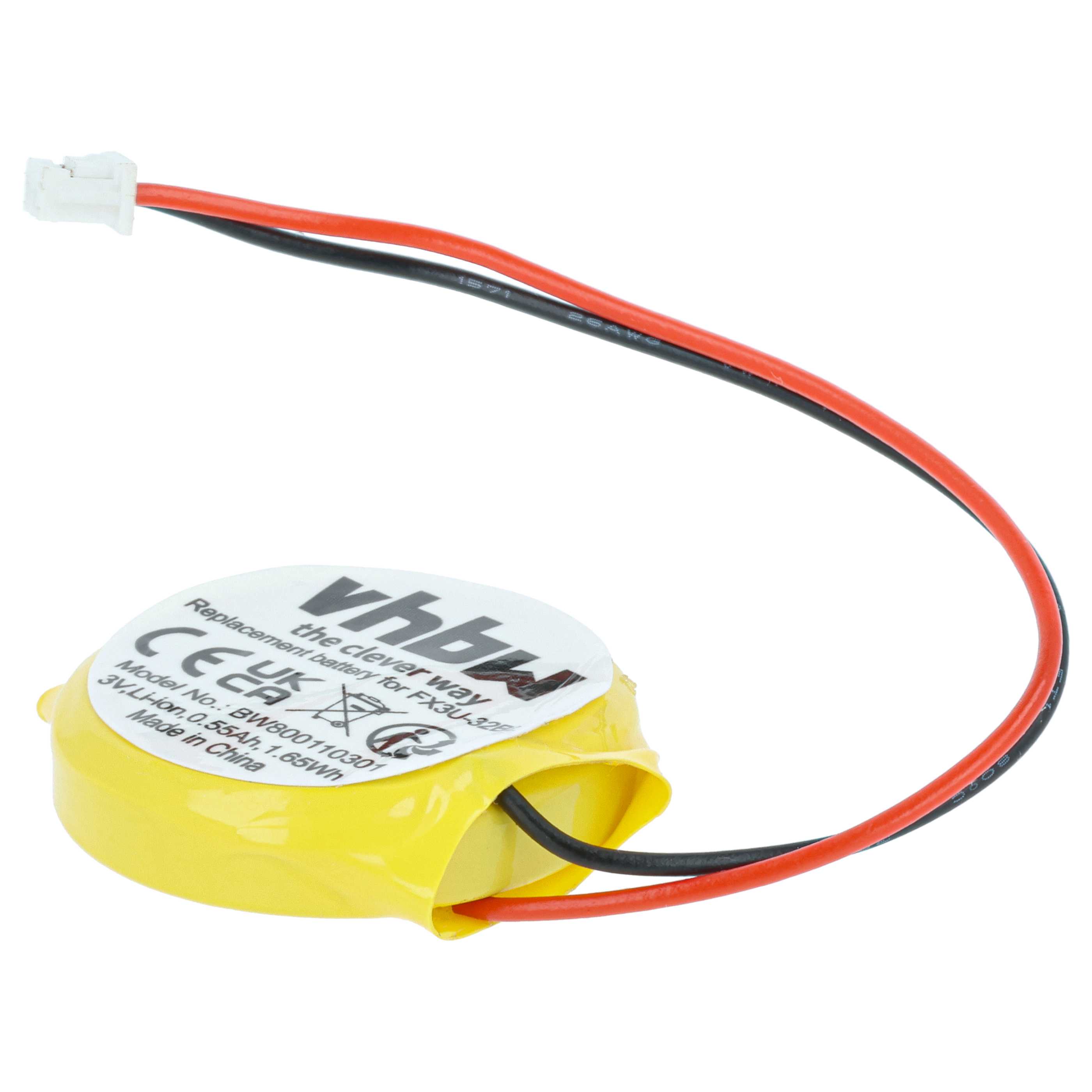 Computer BIOS Battery Replacement for GT11-50BAT, FX3U-32BL - 550 mAh 3 V Li-Ion