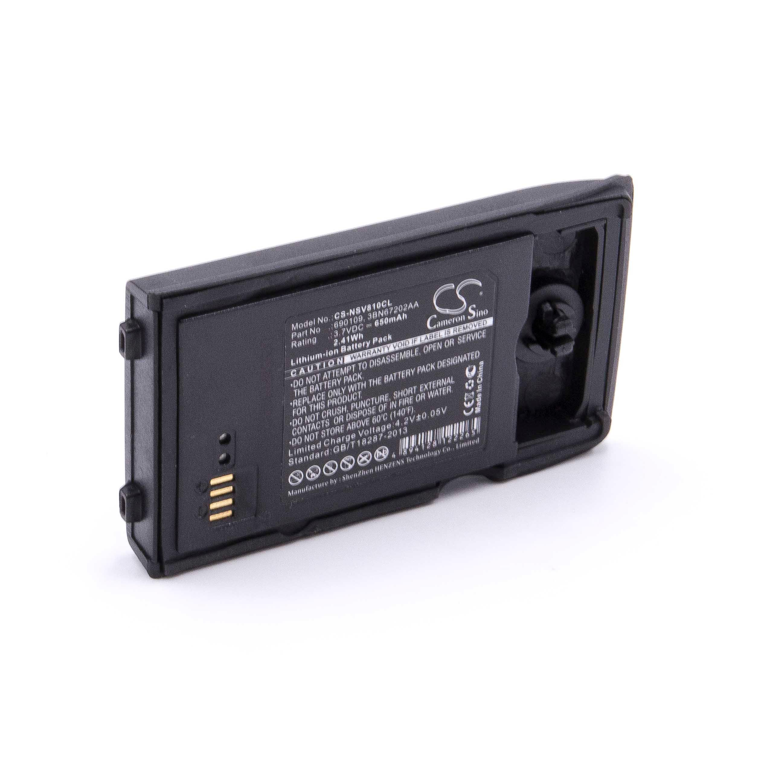 Landline Phone Battery Replacement for Alcatel 3BN67202AA, 690109 - 650mAh 3.7V Li-Ion