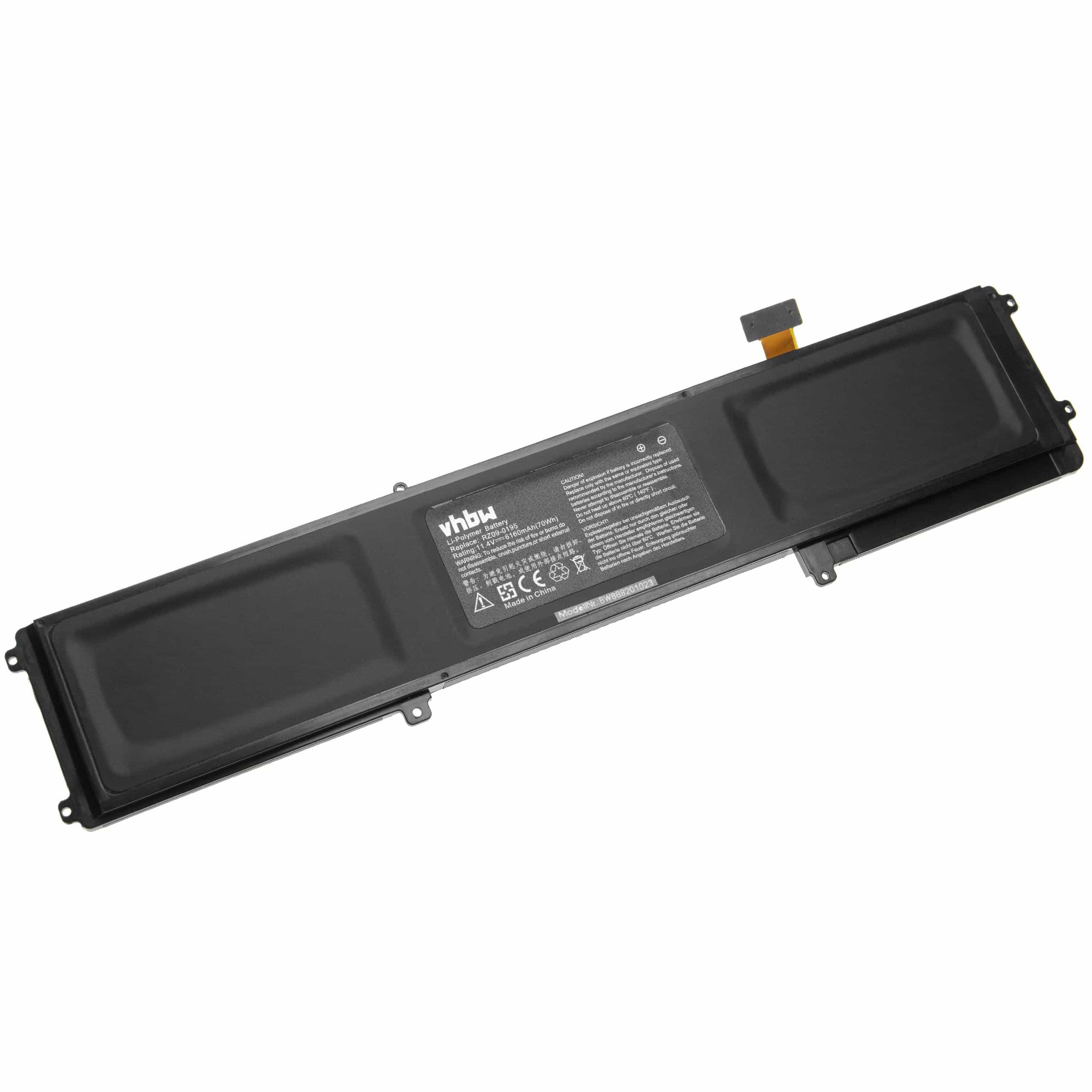 Akumulator do laptopa zamiennik Razer 3ICP4/56/102-2, 3ICP4/56/101-2 - 6160 mAh 11,4 V Li-Ion, czarny