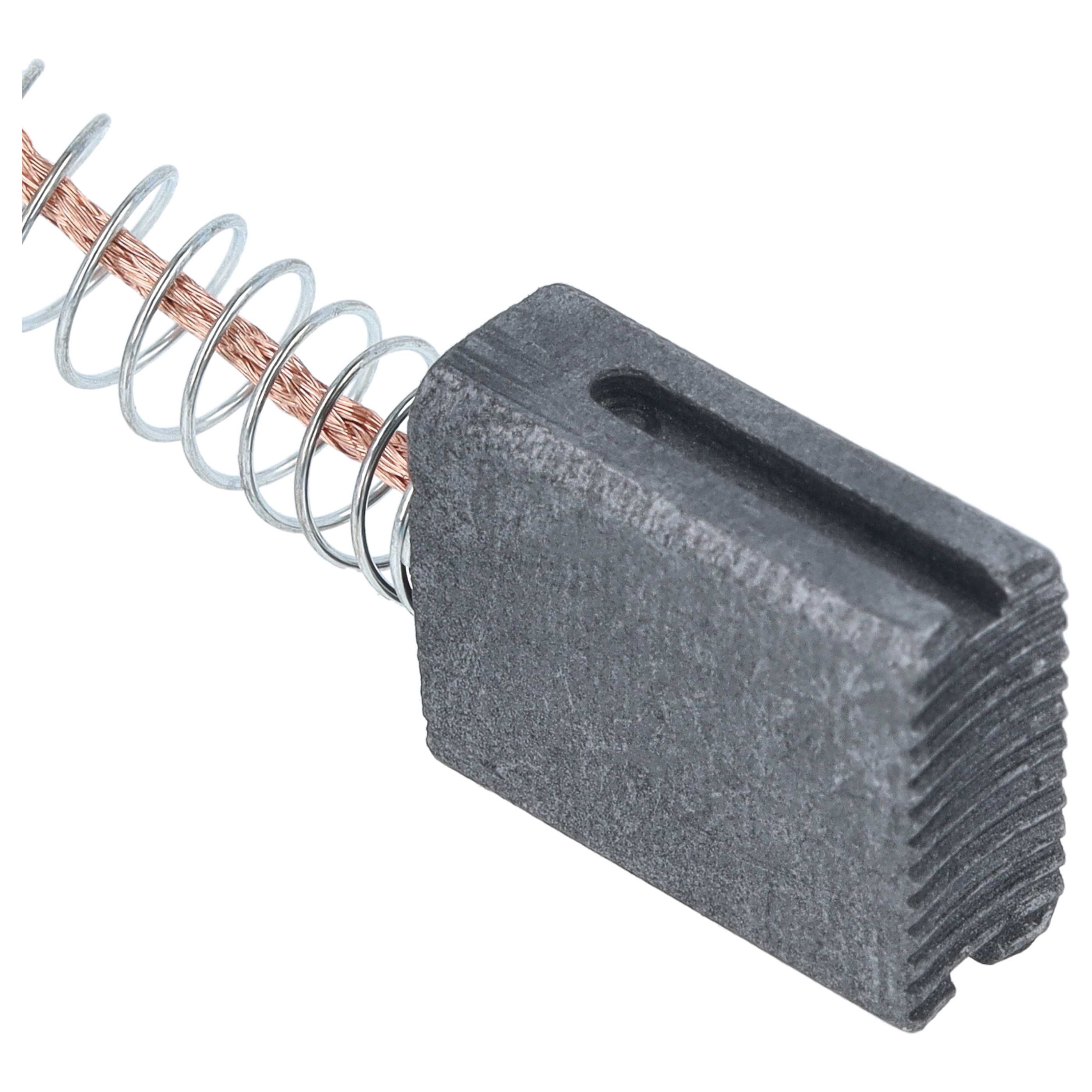2x Kohlebürste passend für Atika RW Elektrowerkzeug - 18,7 × 14,85 × 6,85mm