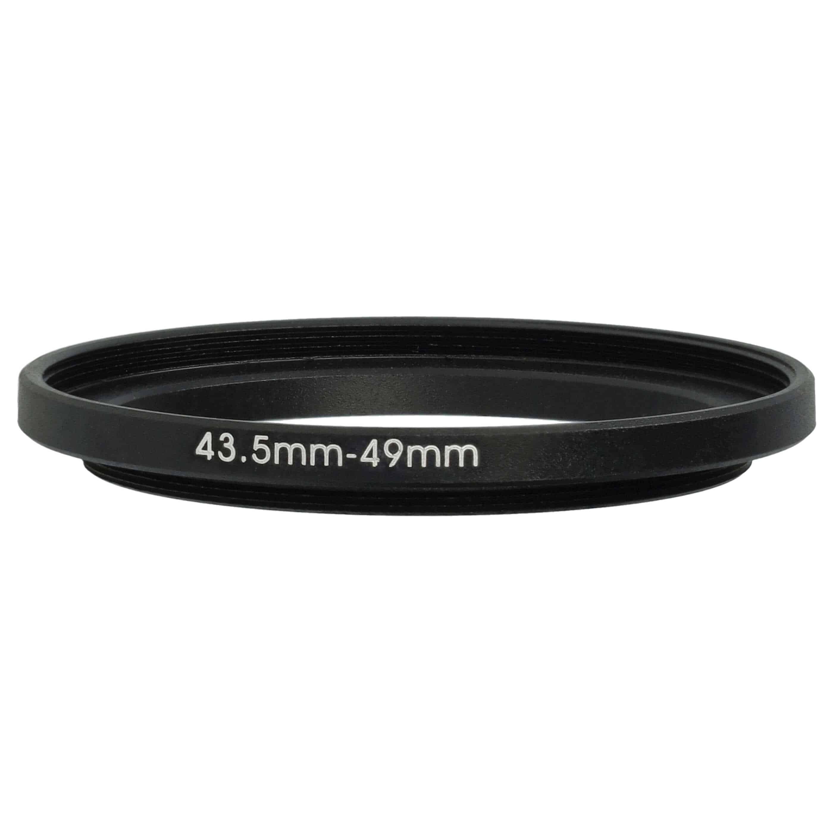 Step-Up-Ring Adapter 43,5 mm auf 49 mm passend für diverse Kamera-Objektive - Filteradapter
