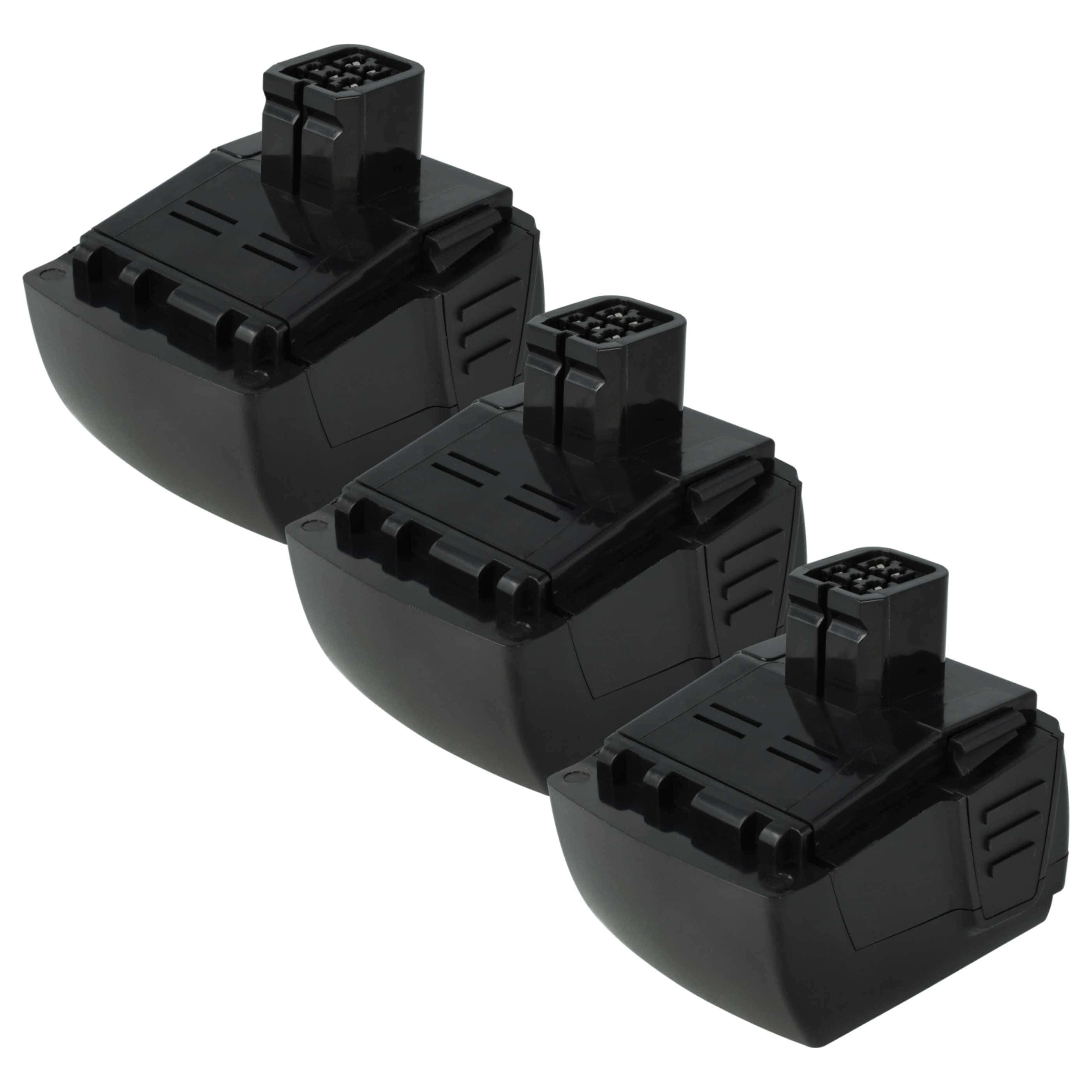 3x Battery replaces Hilti 273114, B144, B 144/2.6, B144 Li-Ion Electric Power Tool - 3000 mAh, 14.4 V, Li-Ion