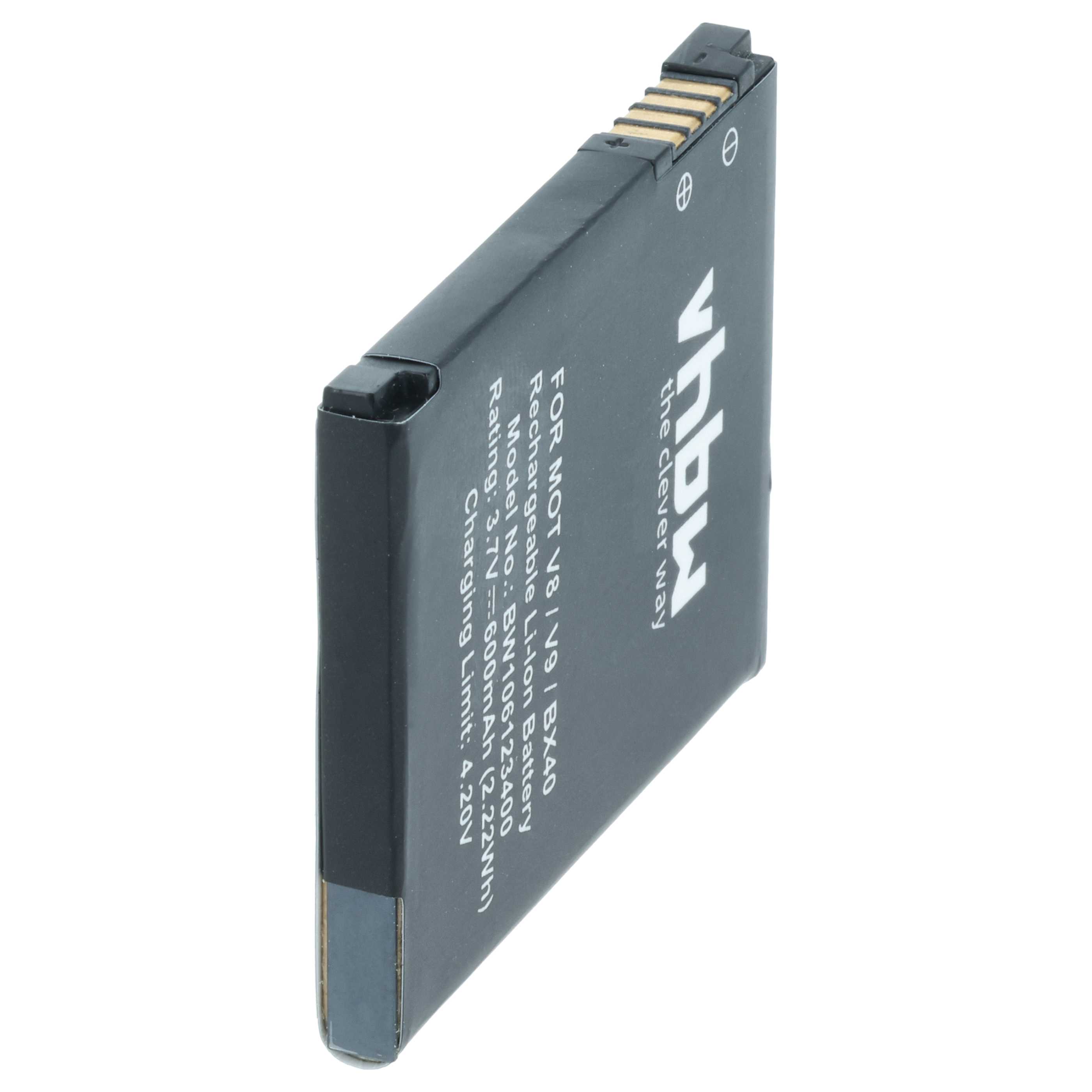 Batteria sostituisce Motorola SNN5805, SNN5805A, BX40, BX50, FNN7012AA per cellulare - 600mAh 3,7V Li-Ion 