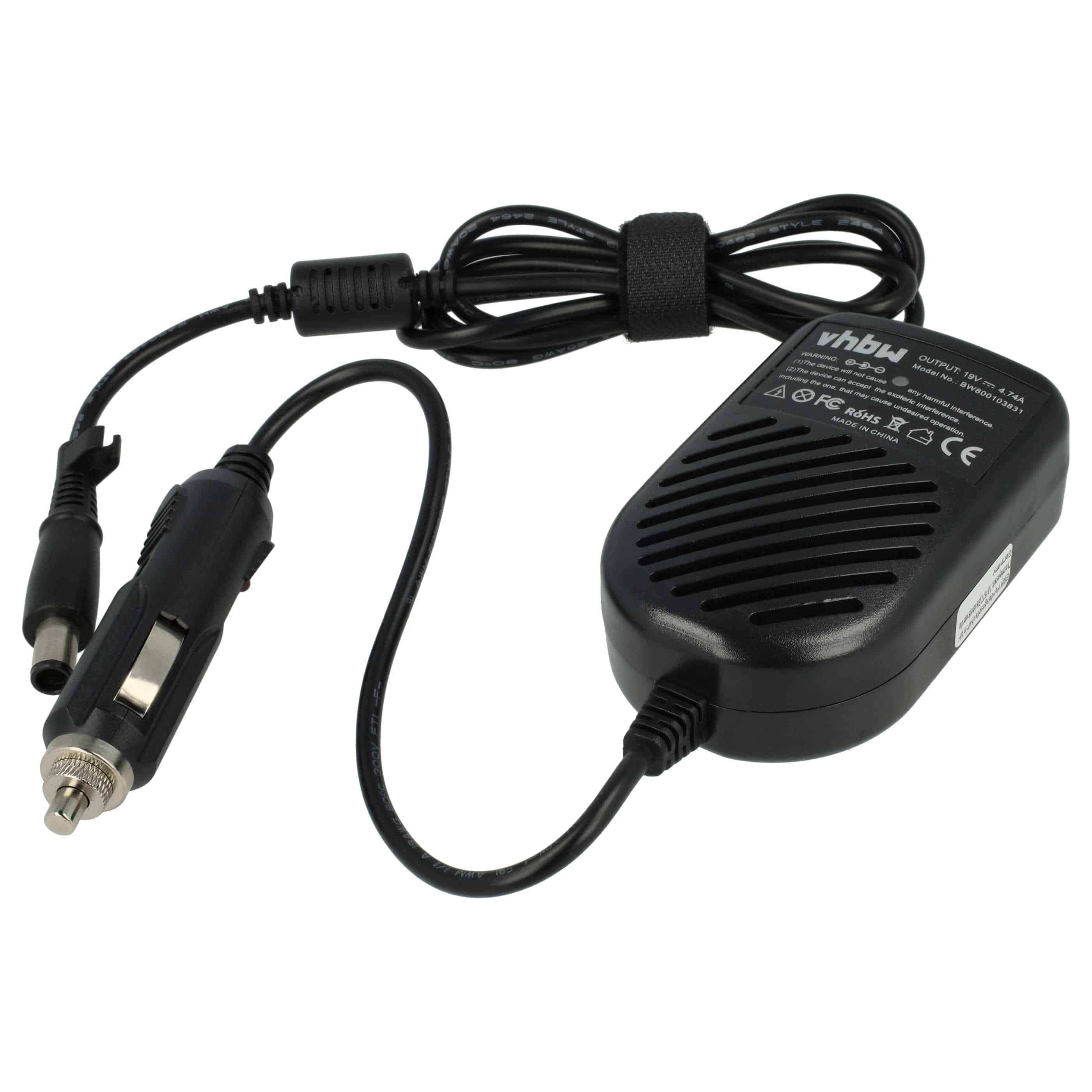 Vehicle Charger replaces HP 384021-001, ED494AA, 382021-002, AP091F13LF SE, 391173-001 Notebook - 4.74 A