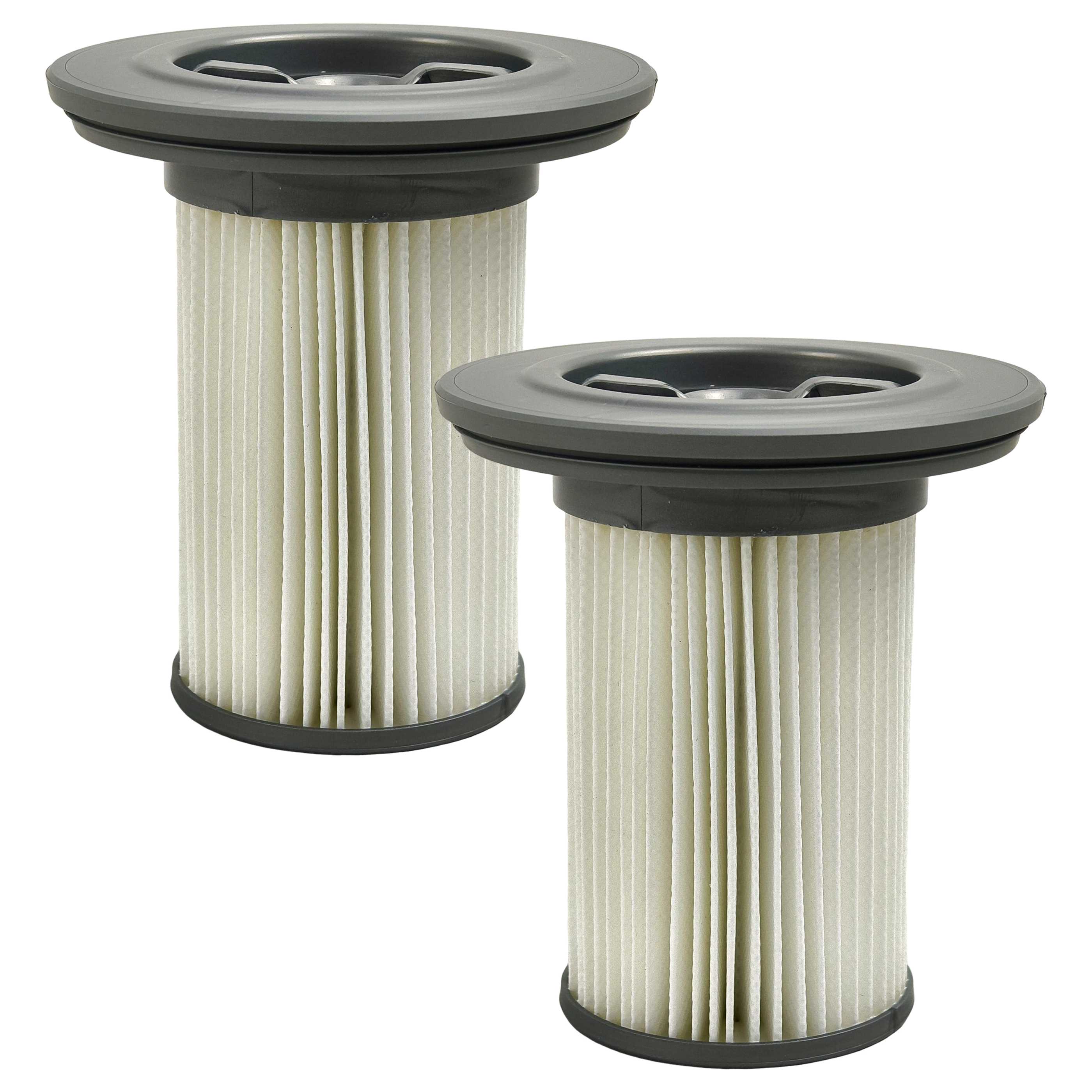 2x Patronen-Filter als Ersatz für Bosch 12036642 für Bosch Staubsauger, grau