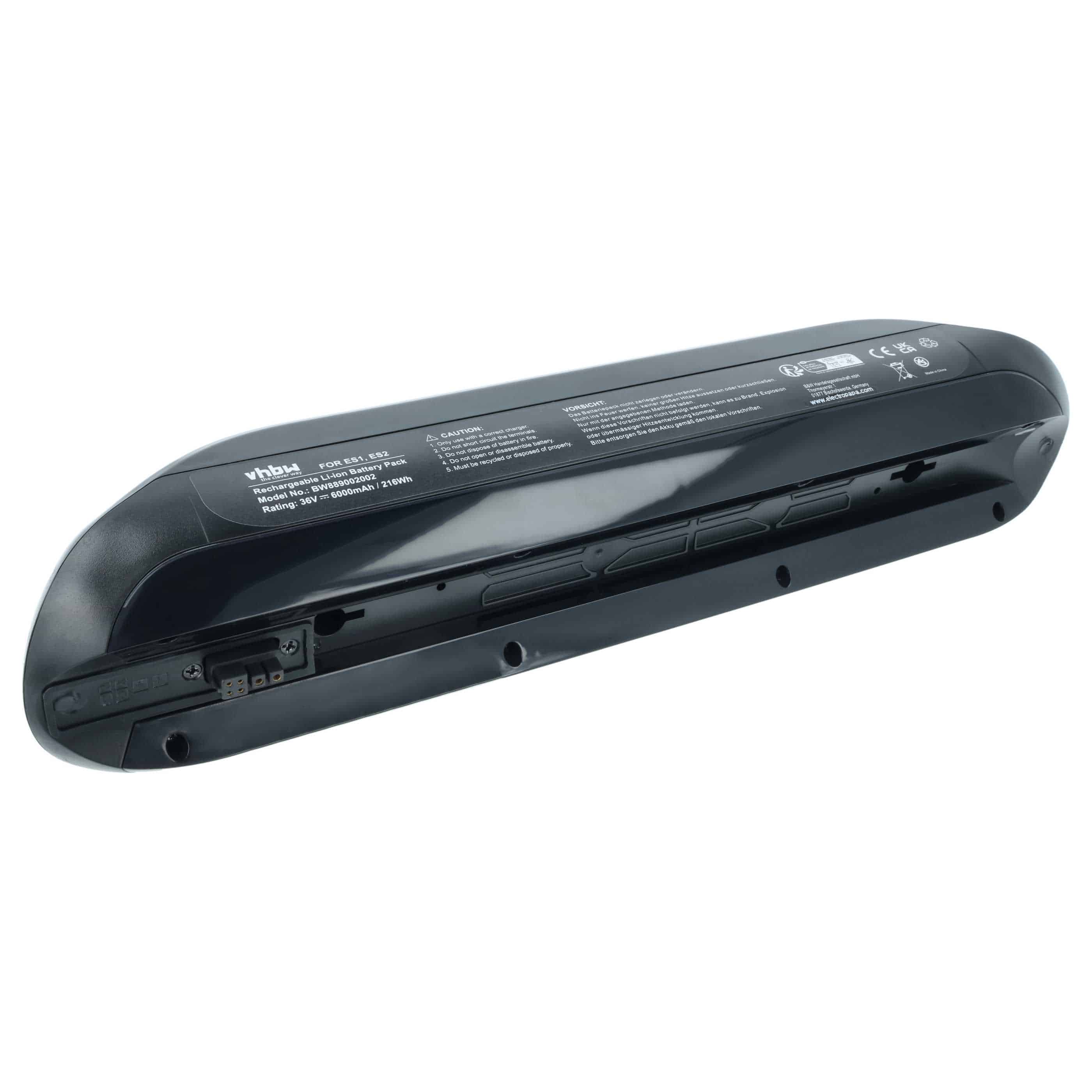 Electric Scooter Replacement Battery for Segway Ninebot E22D, E45D - 5200 mAh 36 V Li-Ion