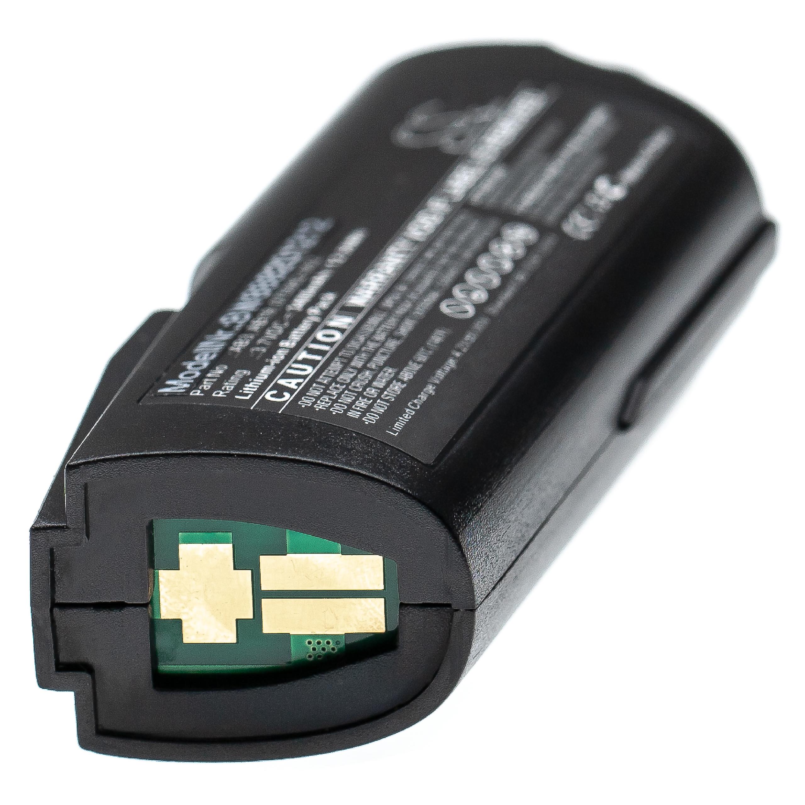 Batterie remplace Intermec AB19, 075082-002, AB3 pour scanner de code-barre - 3400mAh 3,7V Li-ion