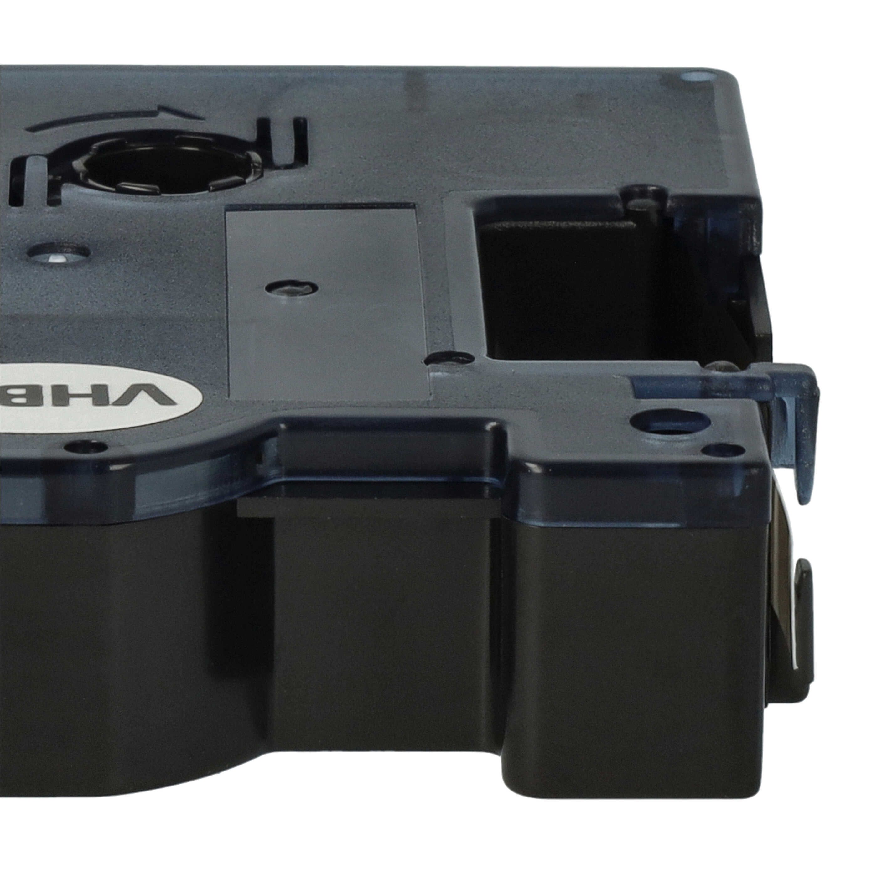 Cassette à ruban remplace Dymo 43613, D1 - 6mm lettrage Noir ruban Blanc