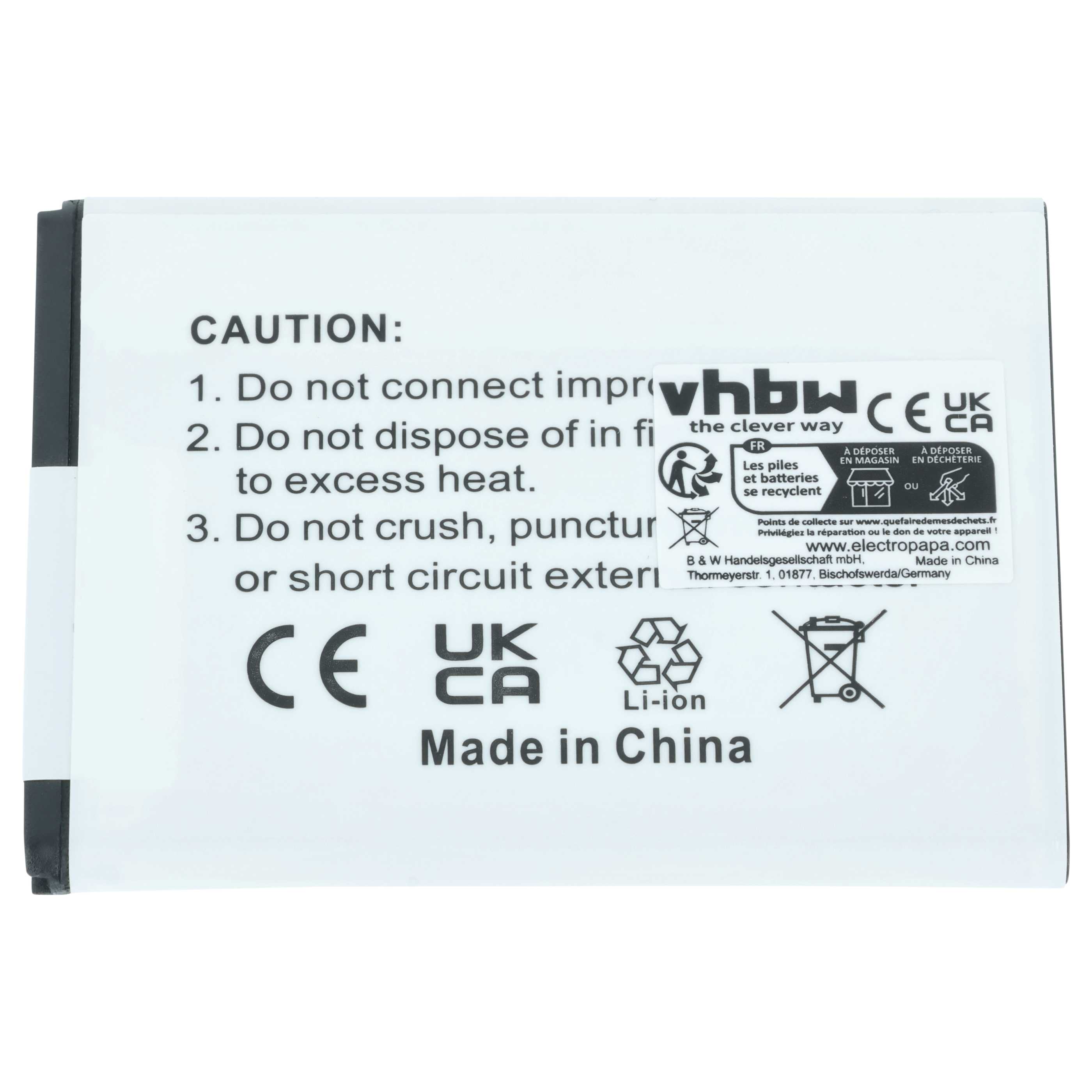 Mobile Phone Battery replaces Samsung EB494358VU - 1350 mAh 3.7 V Li-Ion