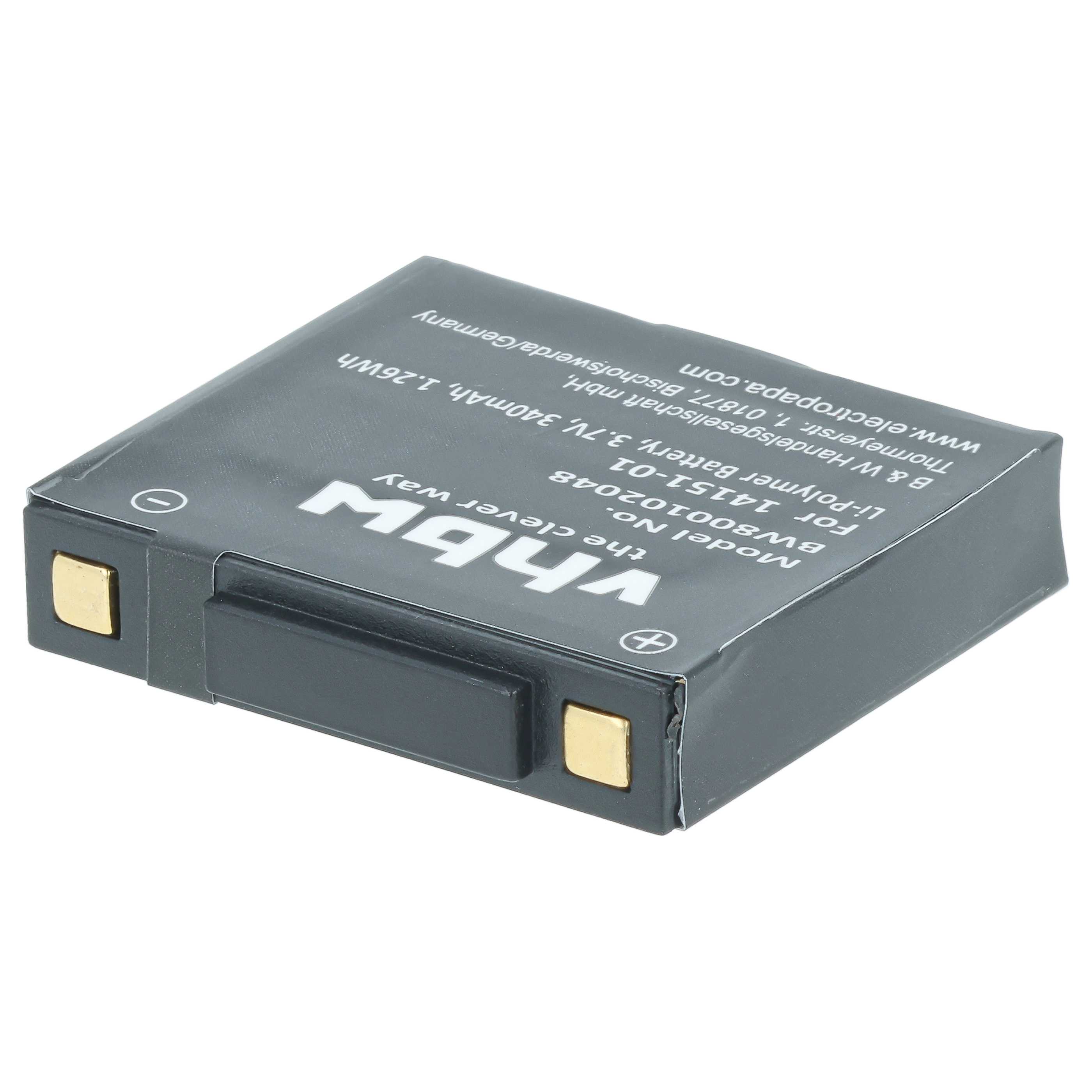 Akku als Ersatz für GN Netcom 2901-249, 14151-02, 14151-01 für GN Netcom Headset - 340mAh 3,7V Li-Polymer