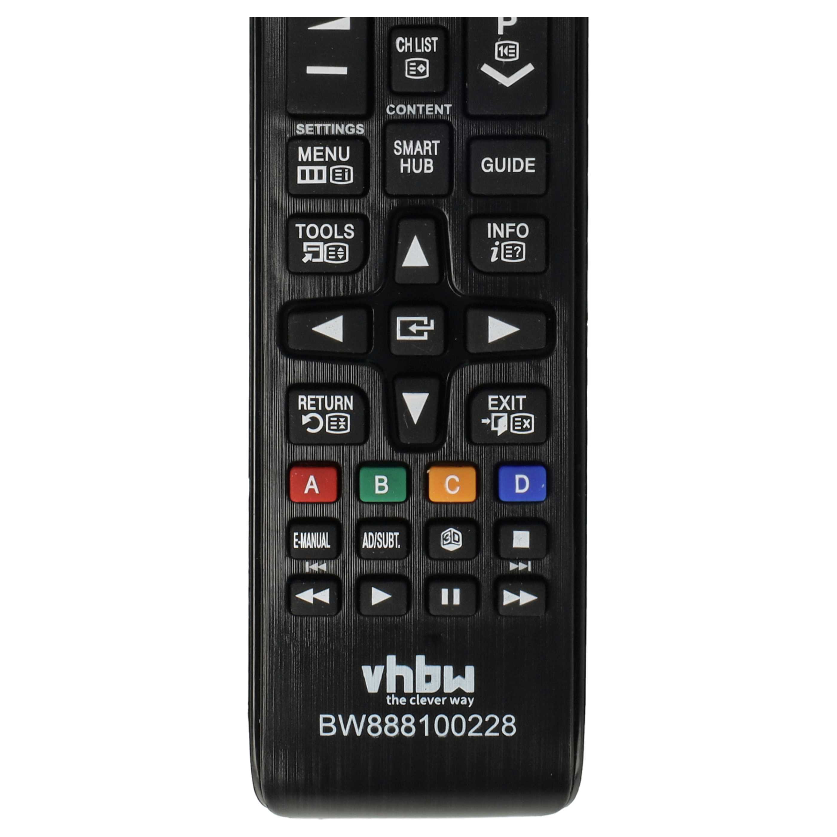 Remote Control replaces Samsung BN59-01199K, BN59-01199F for Samsung TV