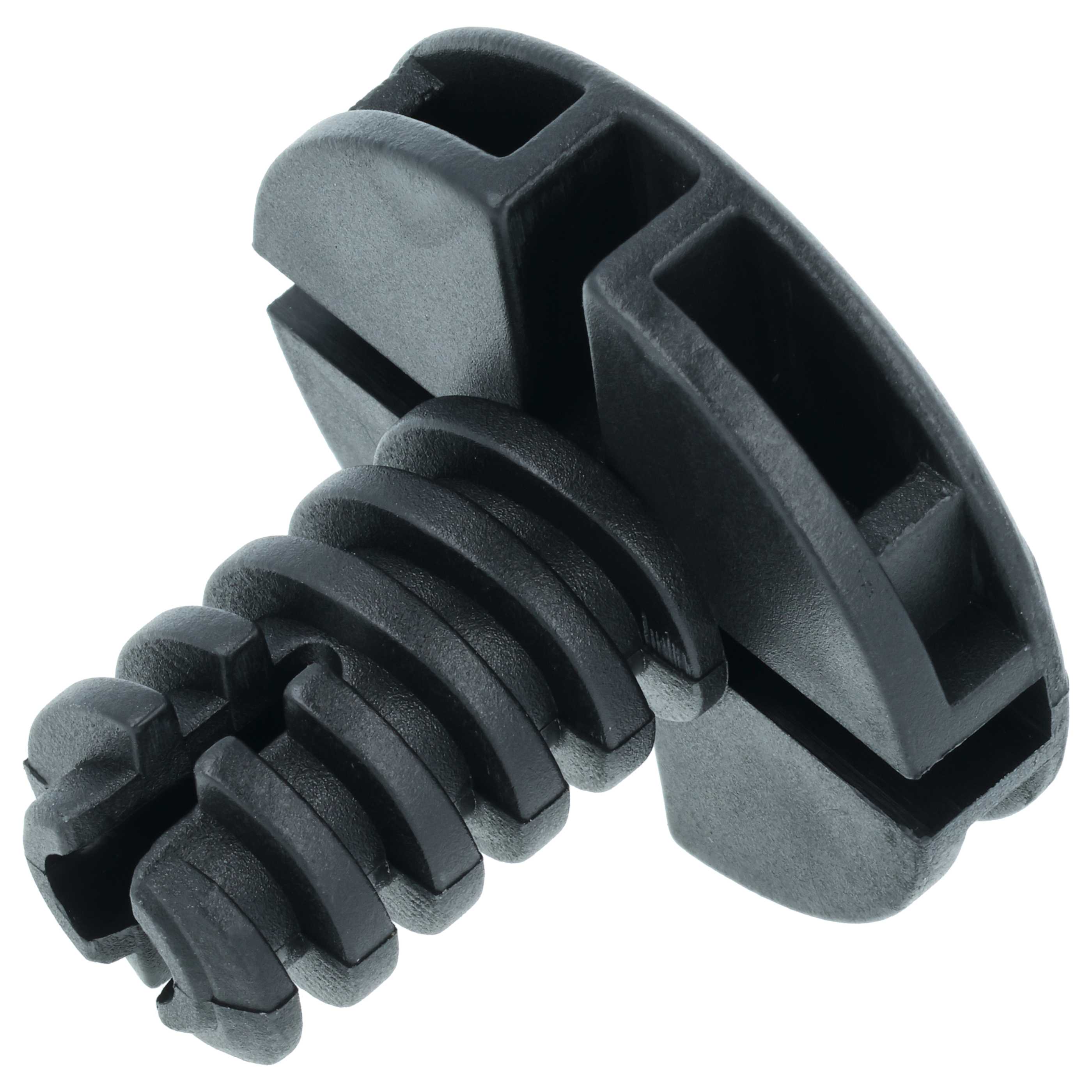 Stellfuß als Ersatz für AEG 1490004288 für Zanussi Wäschetrockner, Trockner u.a. - 3,5 cm, Schwarz