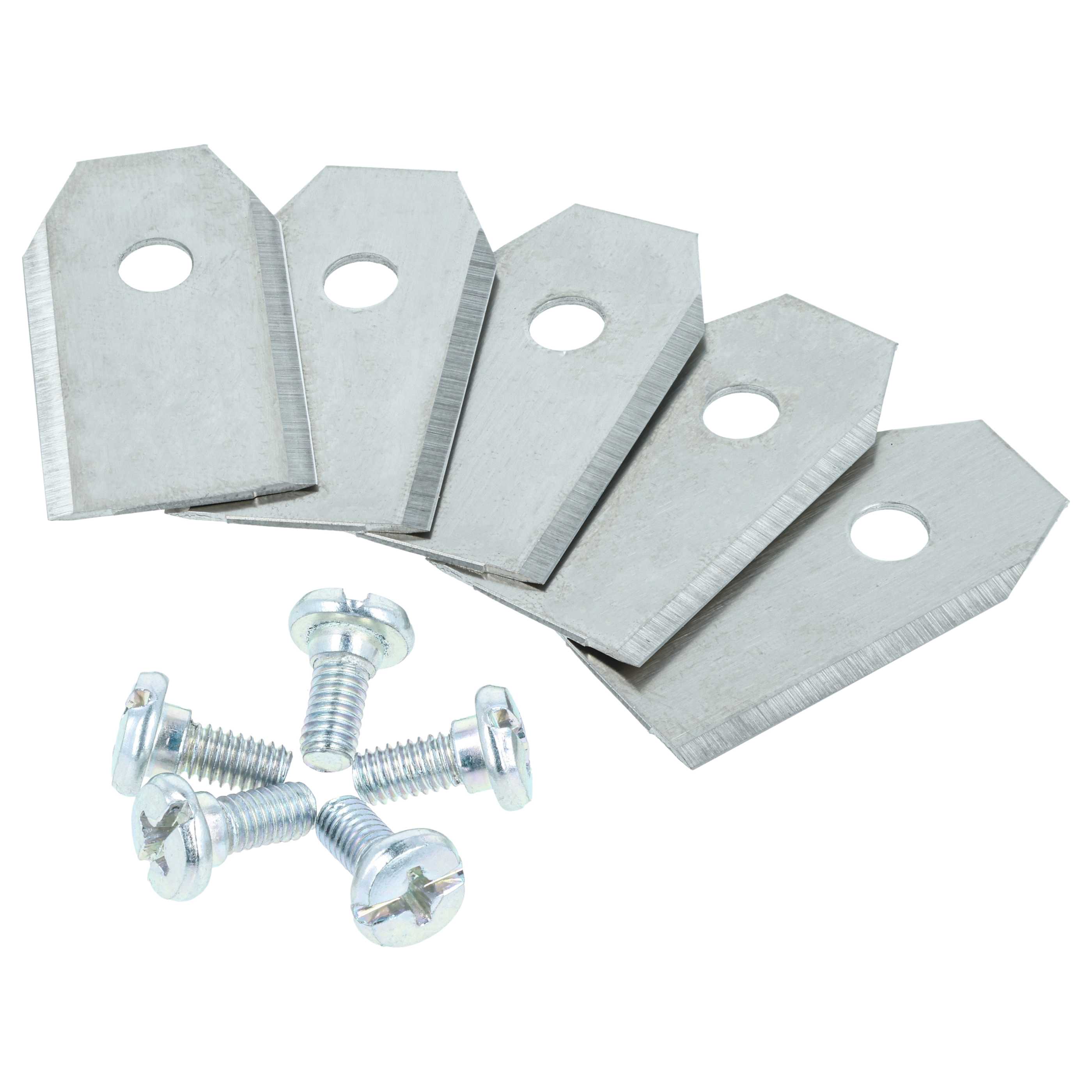 30x Exchange Blade replaces Arnold AR1 Cordless Lawnmower etc. - Steel, Silver