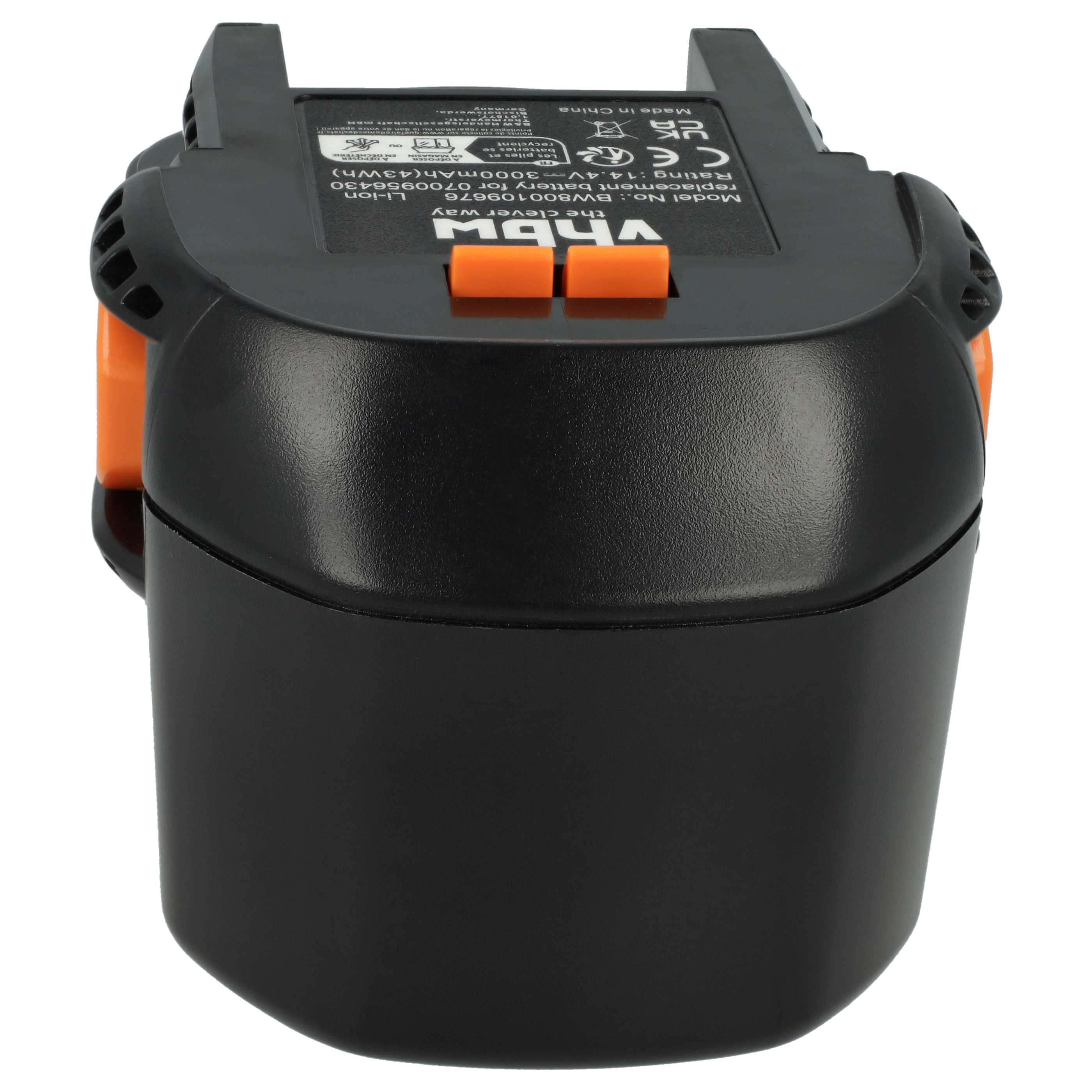 Akku 14,4V als Ersatz für 0700956430, 4932 352111, 4002395367641, 4935413106, 4932352657 - 3Ah, Li-Ion