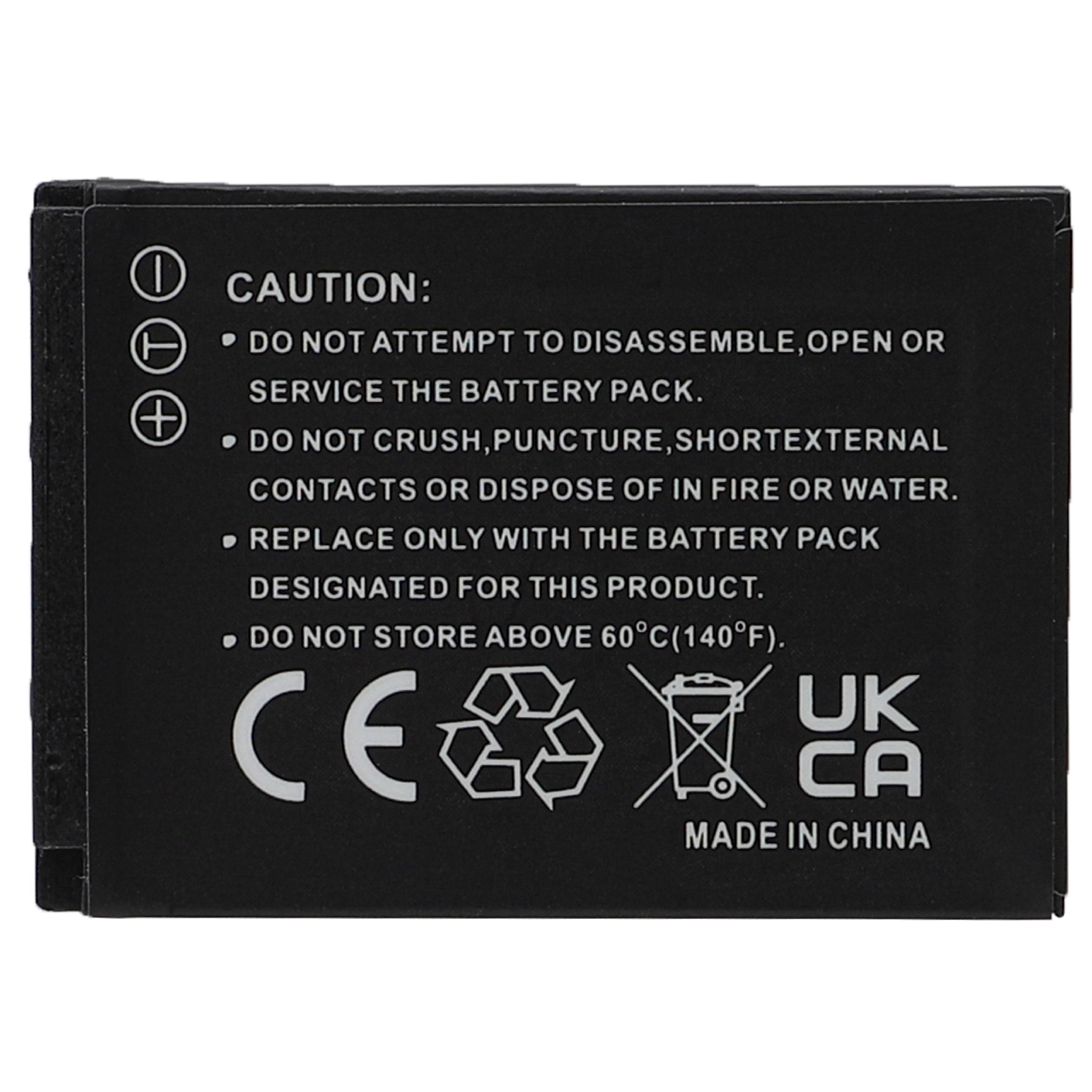 Battery Replacement for Canon NB-5L - 1100mAh, 3.7V, Li-Ion