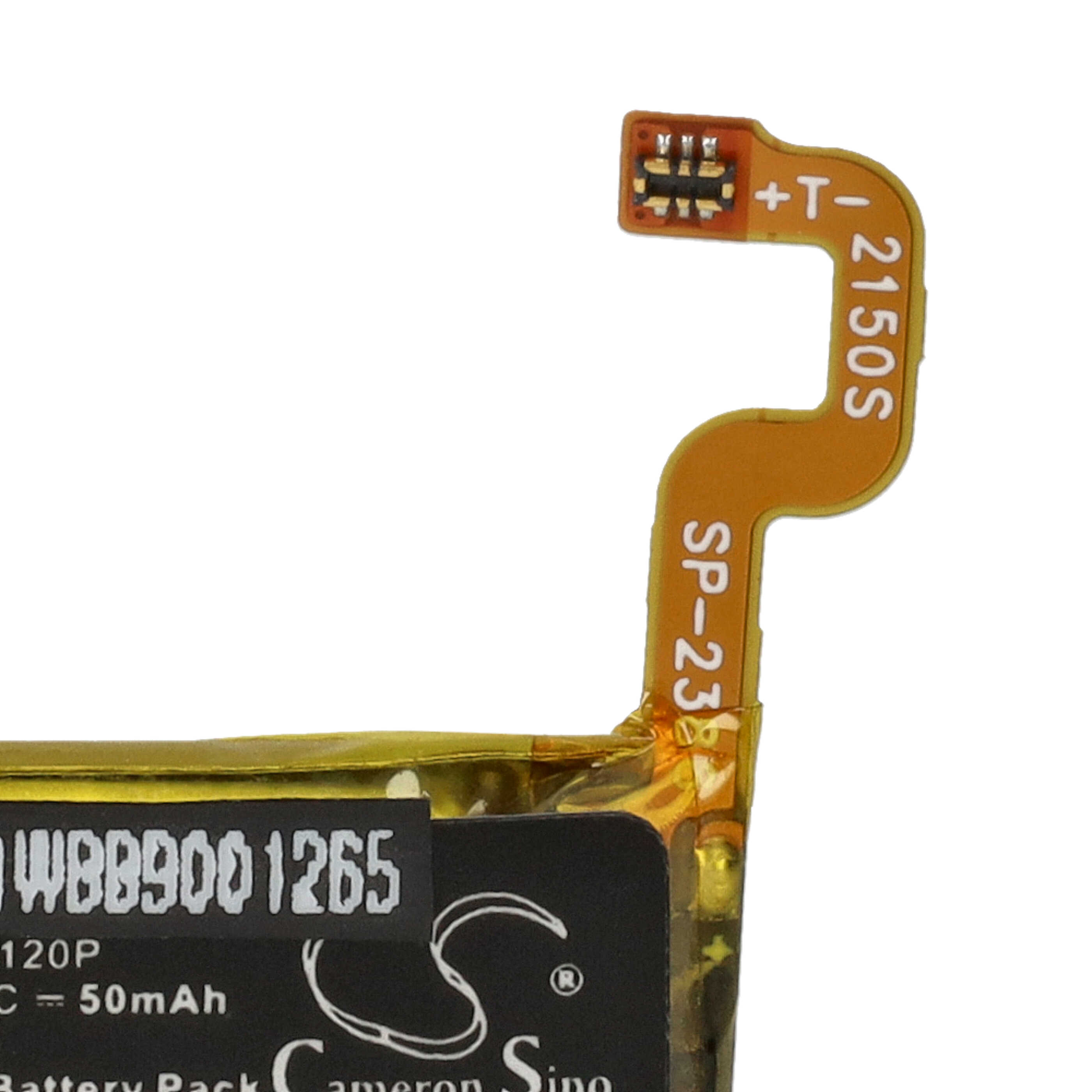 Smartwatch Battery replaces Fitbit LSS271120P - 50 mAh 3.87 V Li-polymer