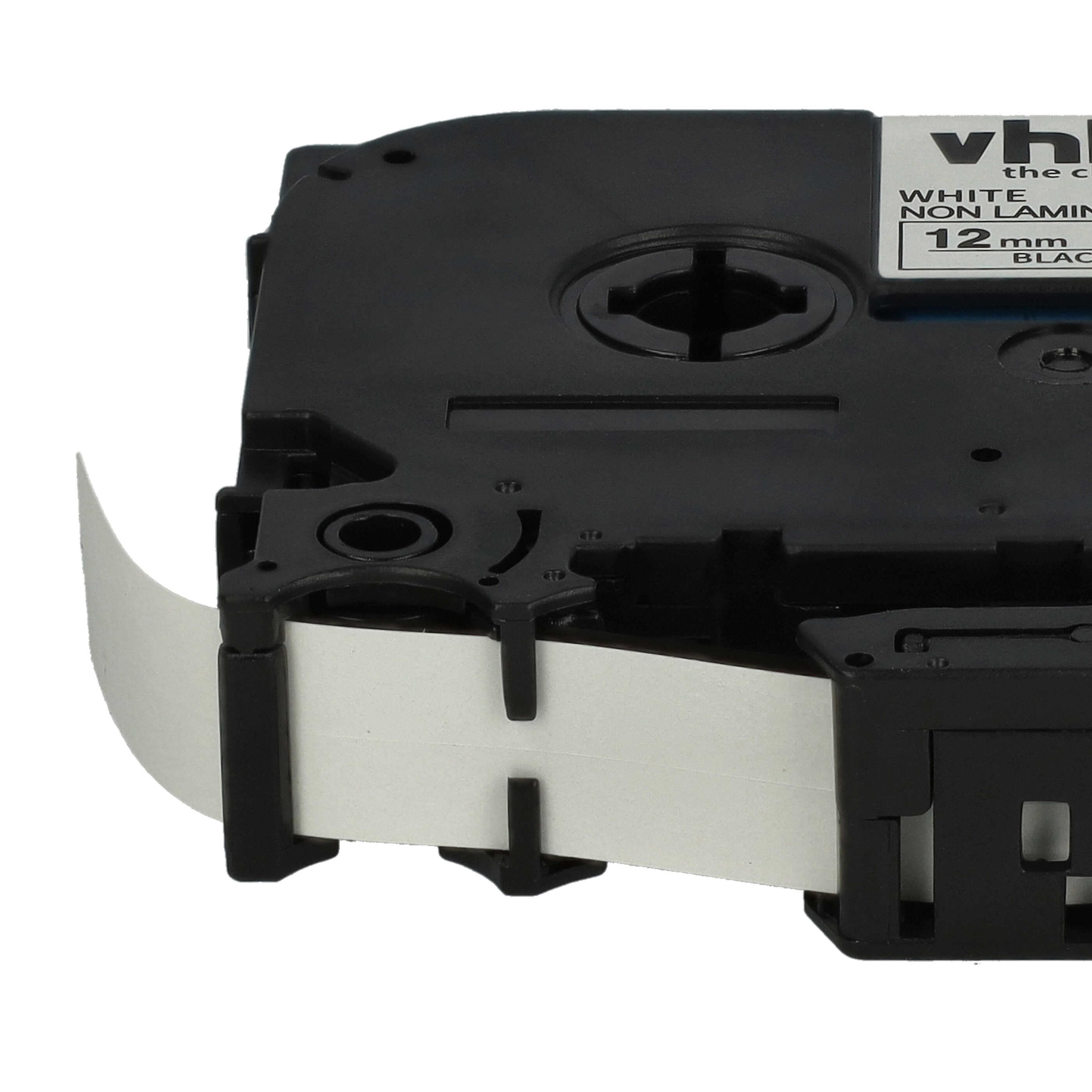 Cassetta nastro sostituisce Brother TZE-N231 per etichettatrice Brother 12mm nero su bianco, plastica