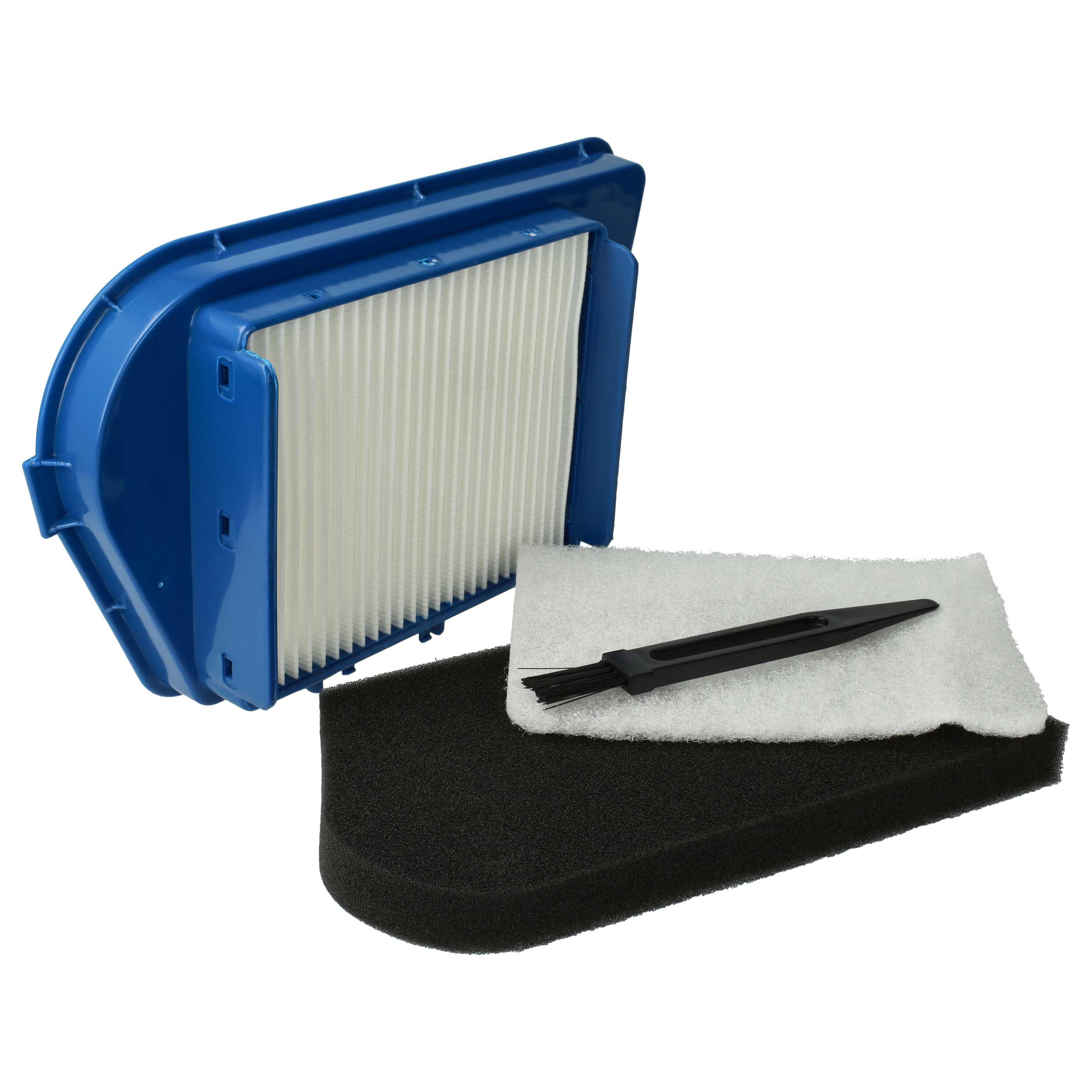 8 Part Filter + Brush Set replaces Rowenta ZR004601 for Moulinex Vacuum Cleaner etc.