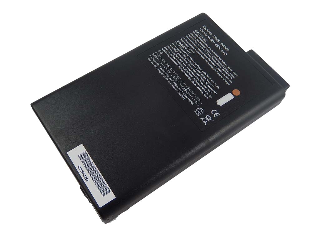 Batería reemplaza DR36s, M3046A, DR36AAS, DR-36s, DR36, DR-36 para notebook Philips - 4000 mAh 12 V NiMH negro