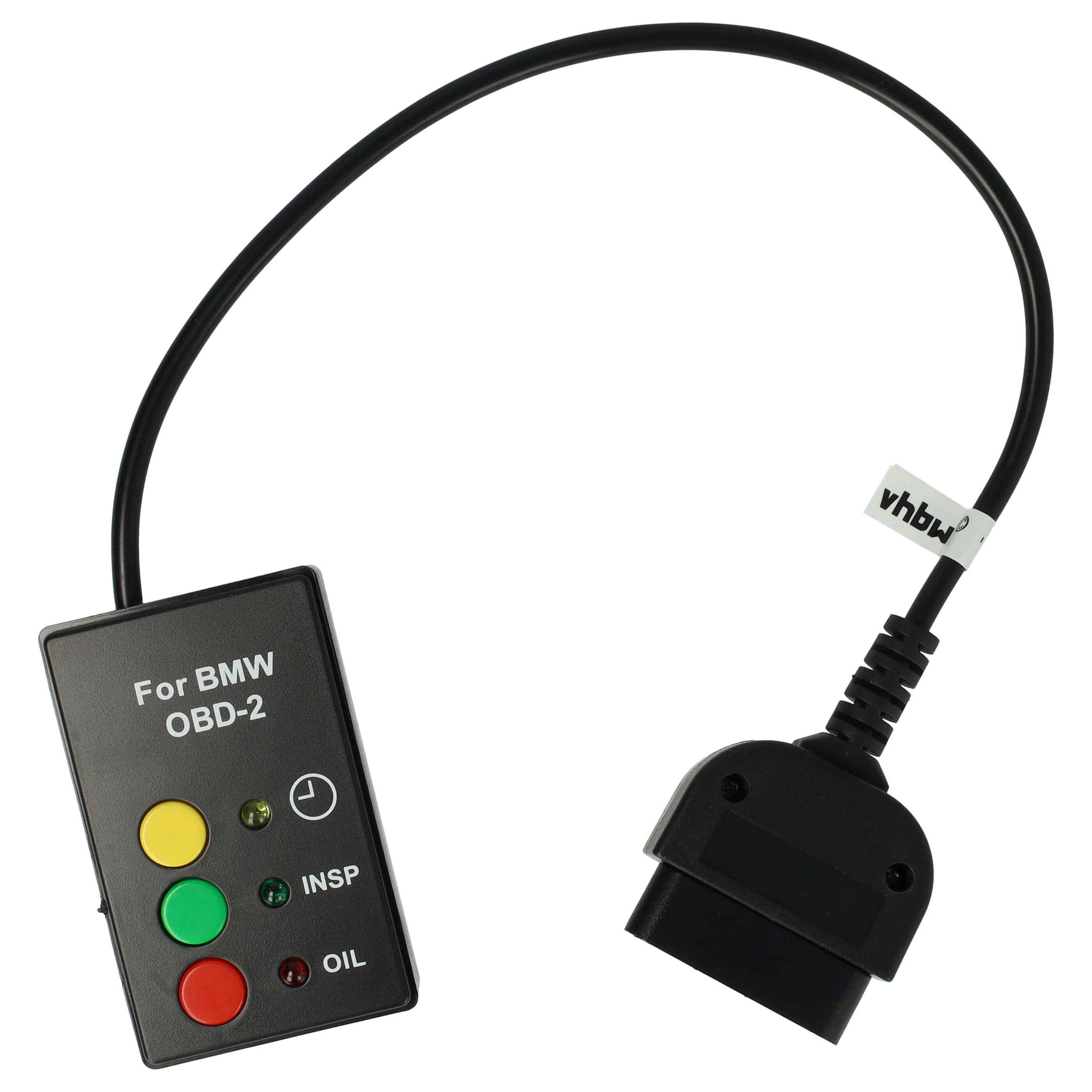 Restablecimiento indicador servicio para MINI / BMW / Rover año de fabr. 2001+ - Plug & Play - Conector OBD2