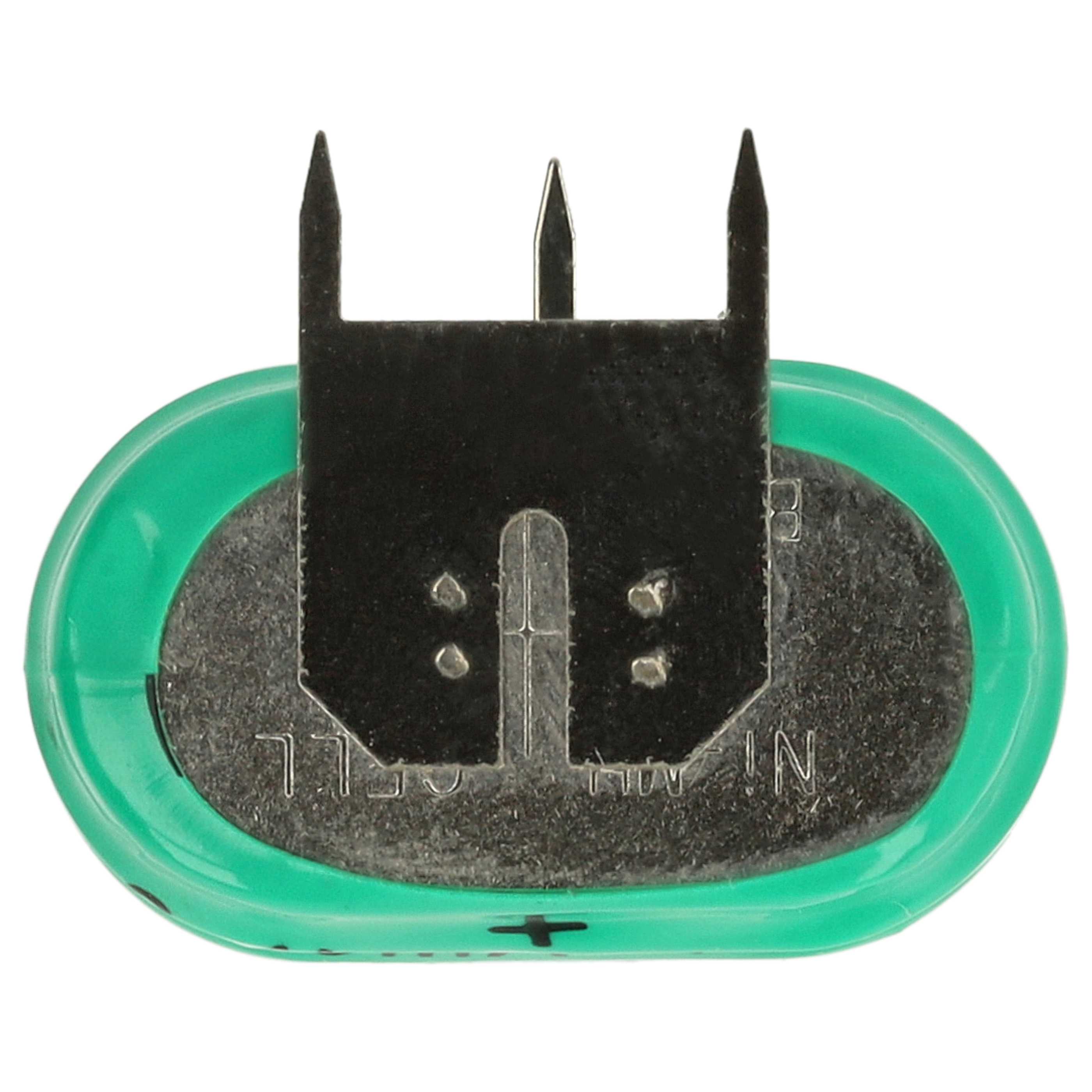 5x Button Cell Battery Type 2/V150H 3 Pins for Model Building Solar Lamps etc. - 150 mAh 2.4 V NiMH